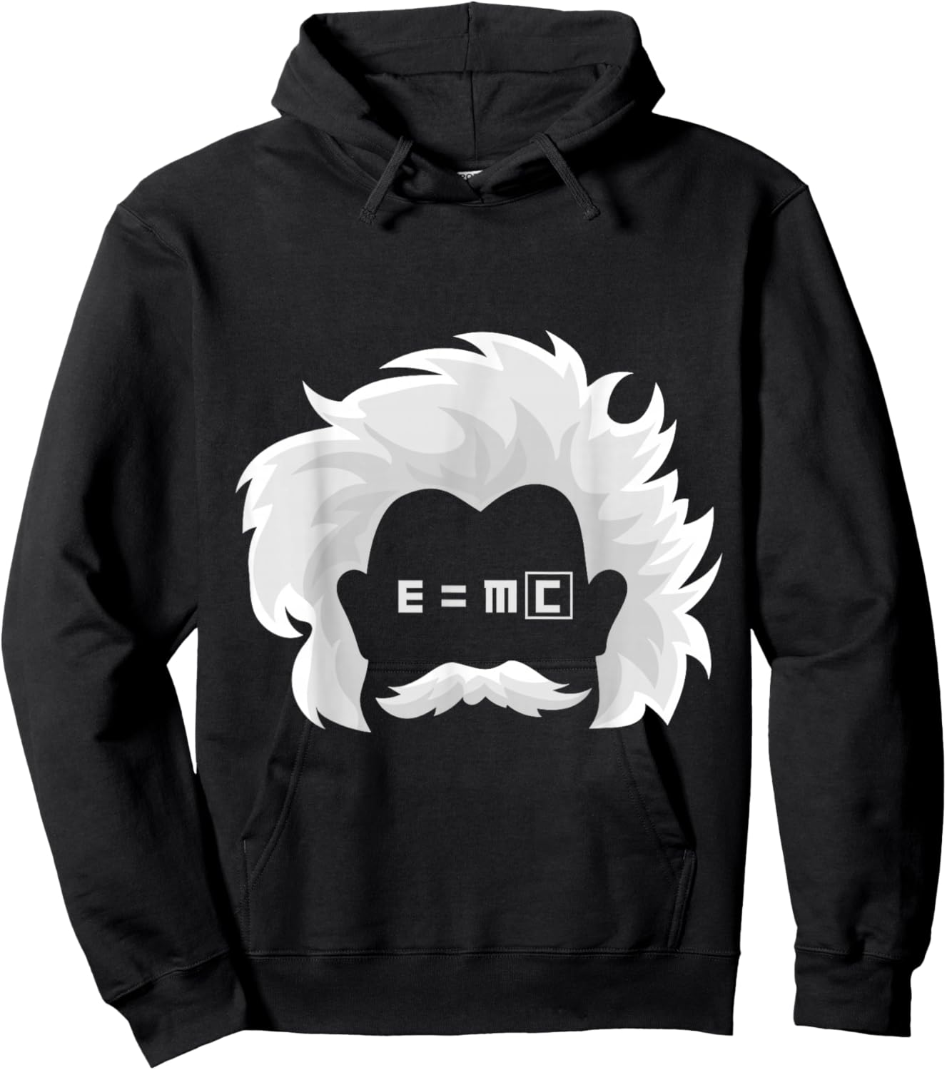 E=MC Square Einstein's Famous Scientific Physics Formula Hoodie - Hoodie | Black