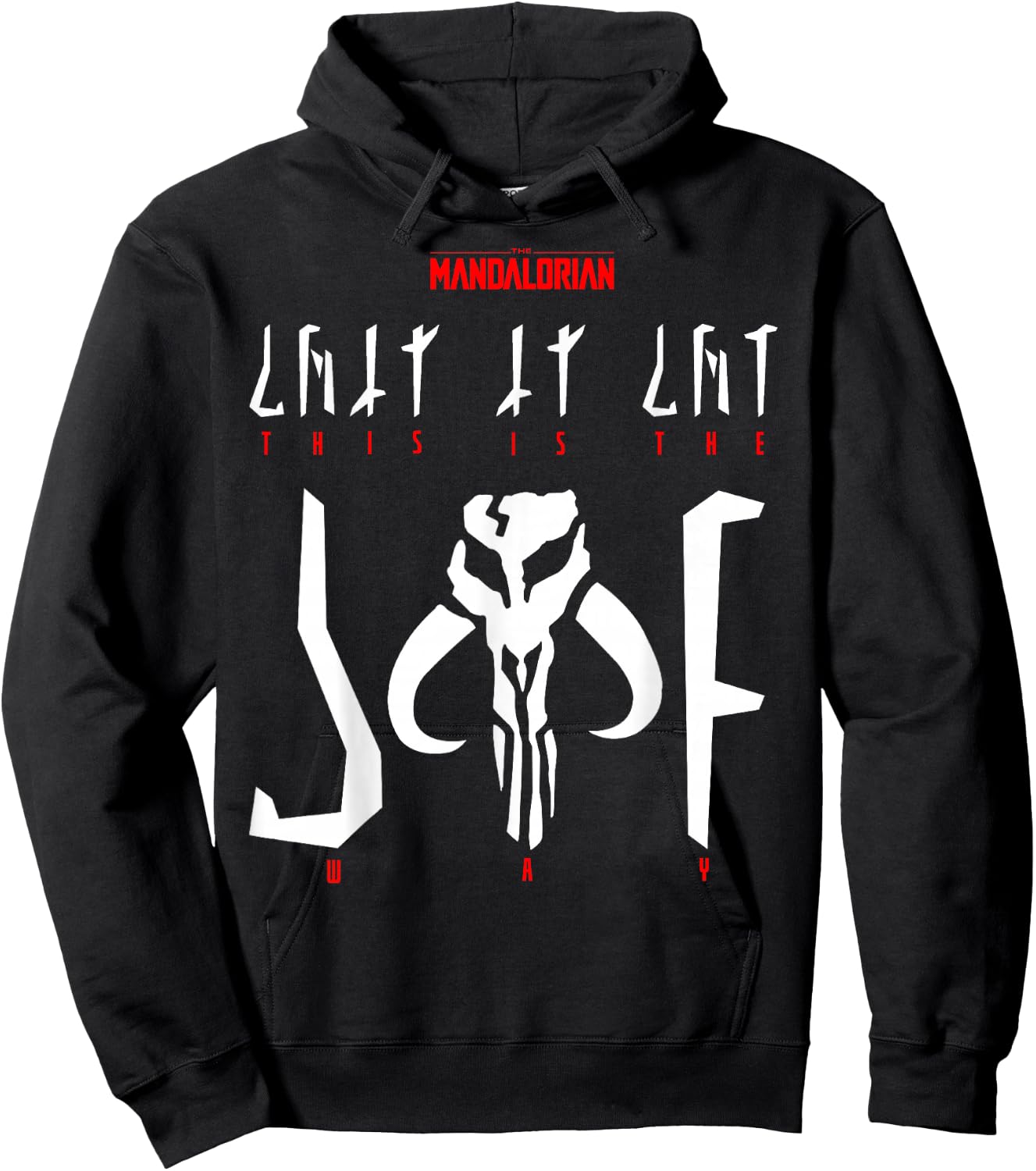 Star Wars The Mandalorian This Is The Way Translation Hoodie - Hoodie | Black
