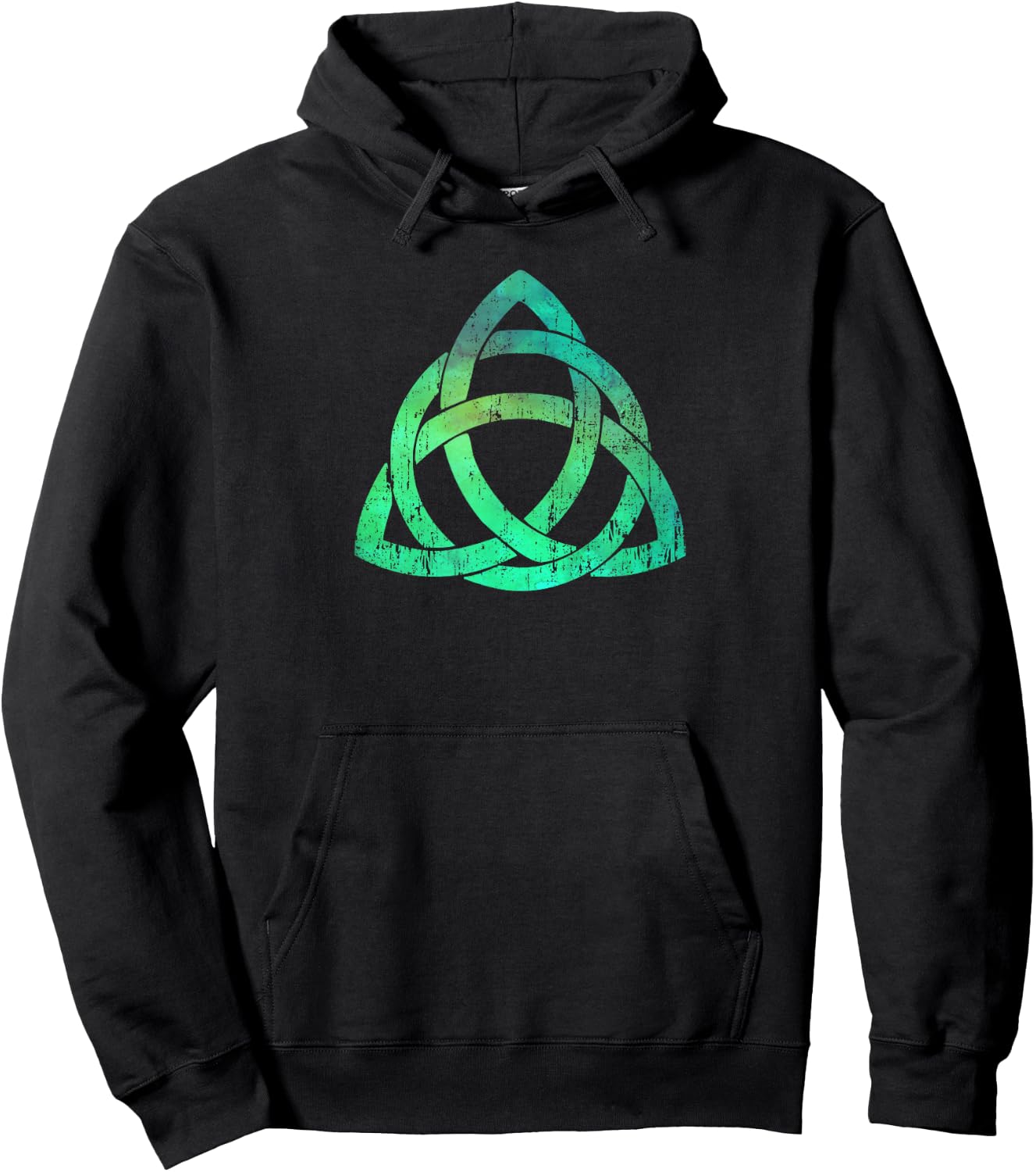 Irish Celtic Trinity Knot Triquetra Symbol Christian Faith Hoodie - Hoodie | Black