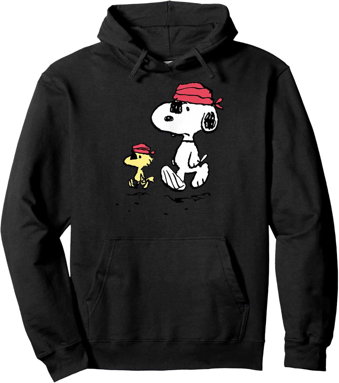 Peanuts Walk and Talk Like a Pirate Small Hoodie - Hoodie | Black