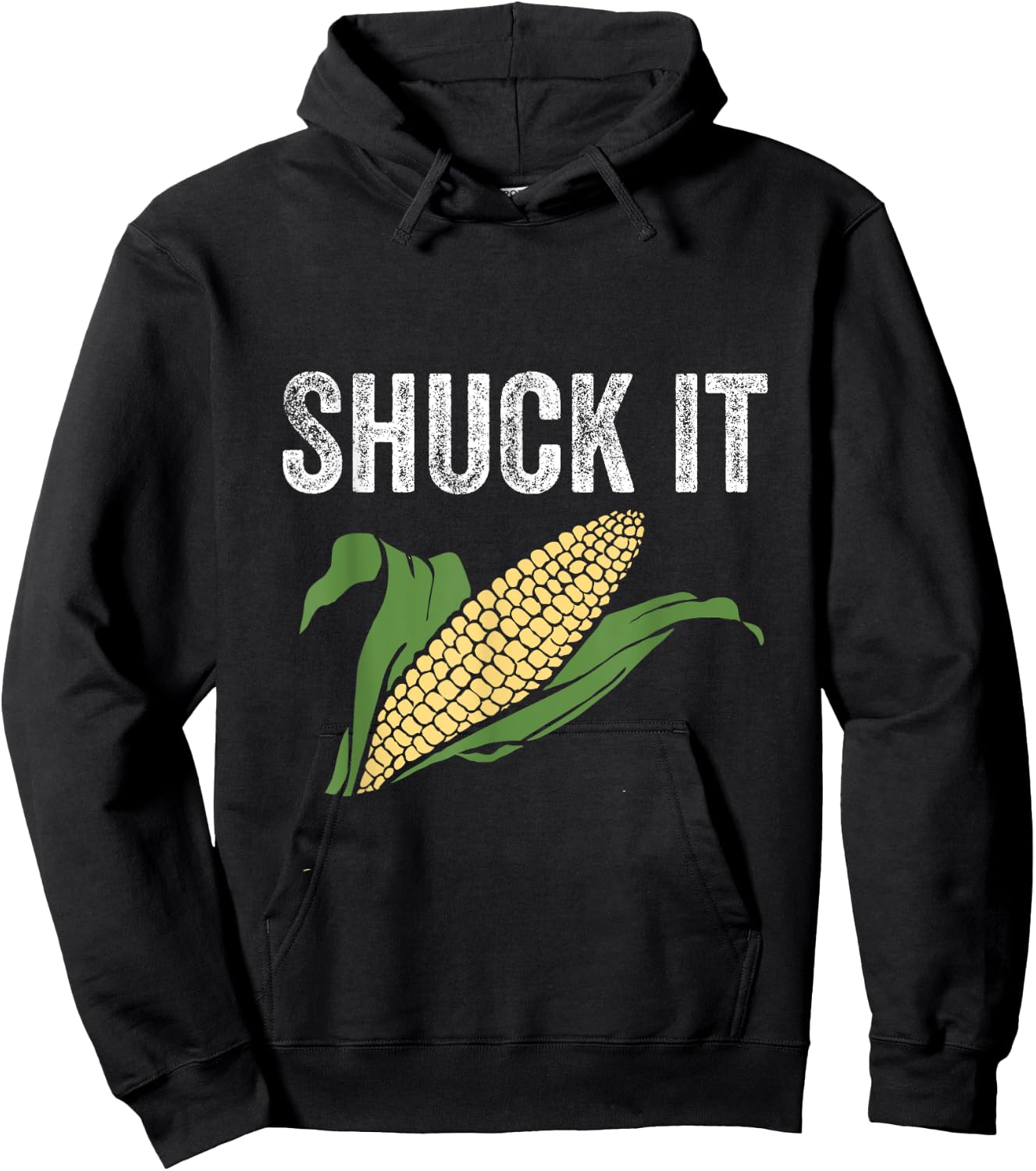 Shuck It Funny Farmer Corn Lover Market Festival Gift Hoodie - Hoodie | Black