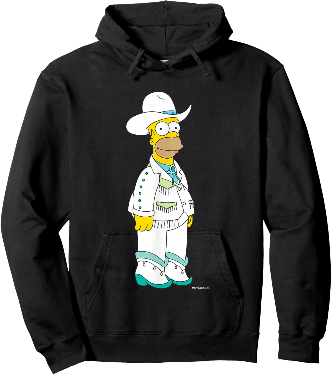 The Simpsons Country Star Homer Simpson Hoodie - Hoodie | Black
