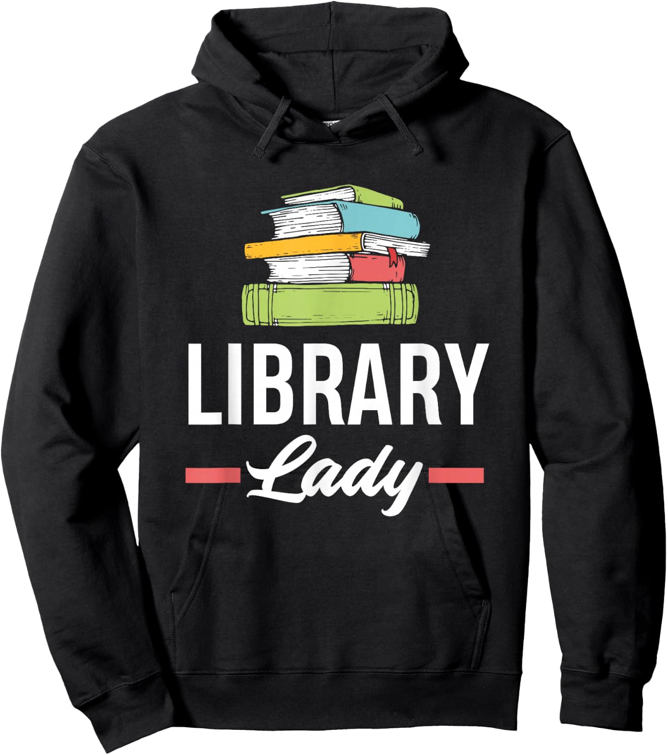 Funny Library Lady Librarian Library Assistant Small Hoodie - Hoodie | Black
