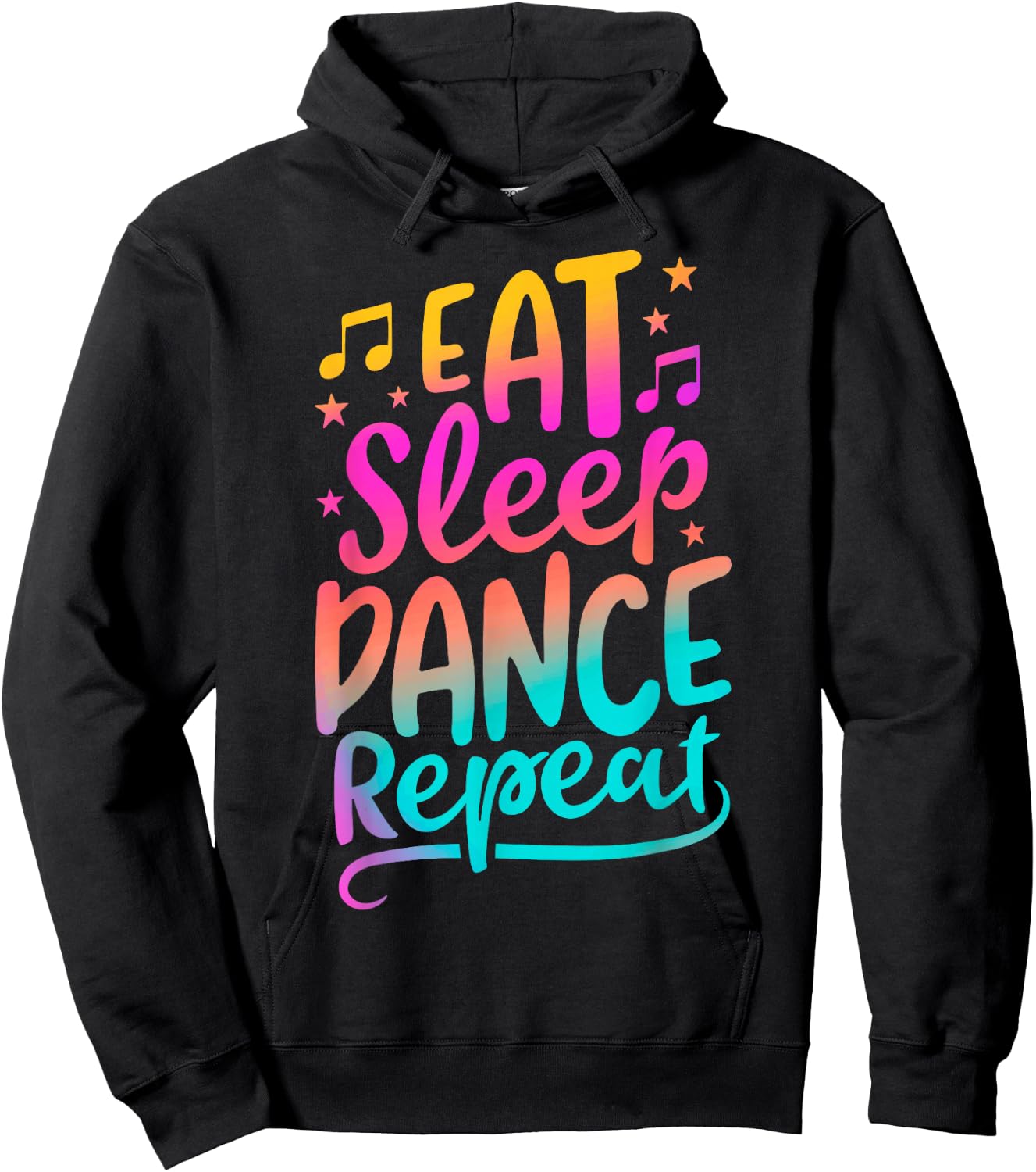 Eat Sleep Dance Repeat Dancing Boys Girls Funny Dancer Gifts Hoodie - Hoodie | Black