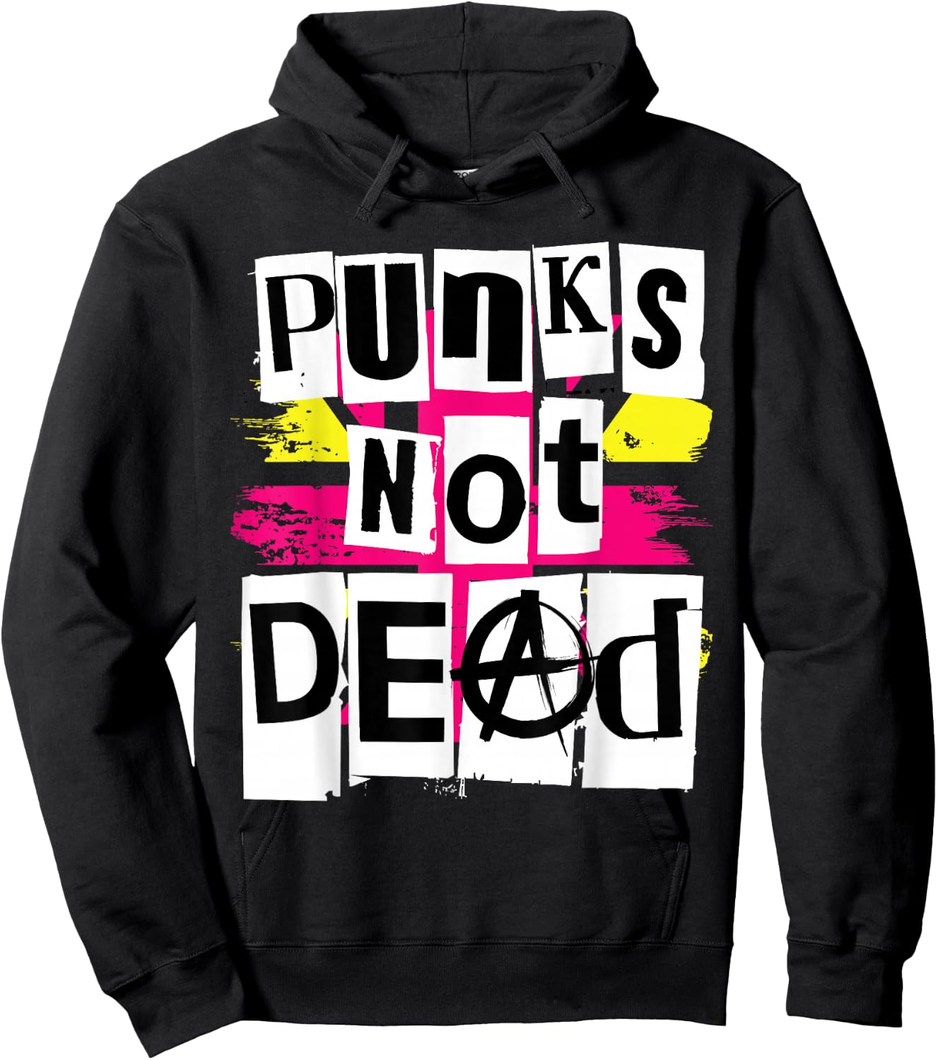 Punks Not Dead T Shirt for Punk Rock Fans Hoodie - Hoodie | Black
