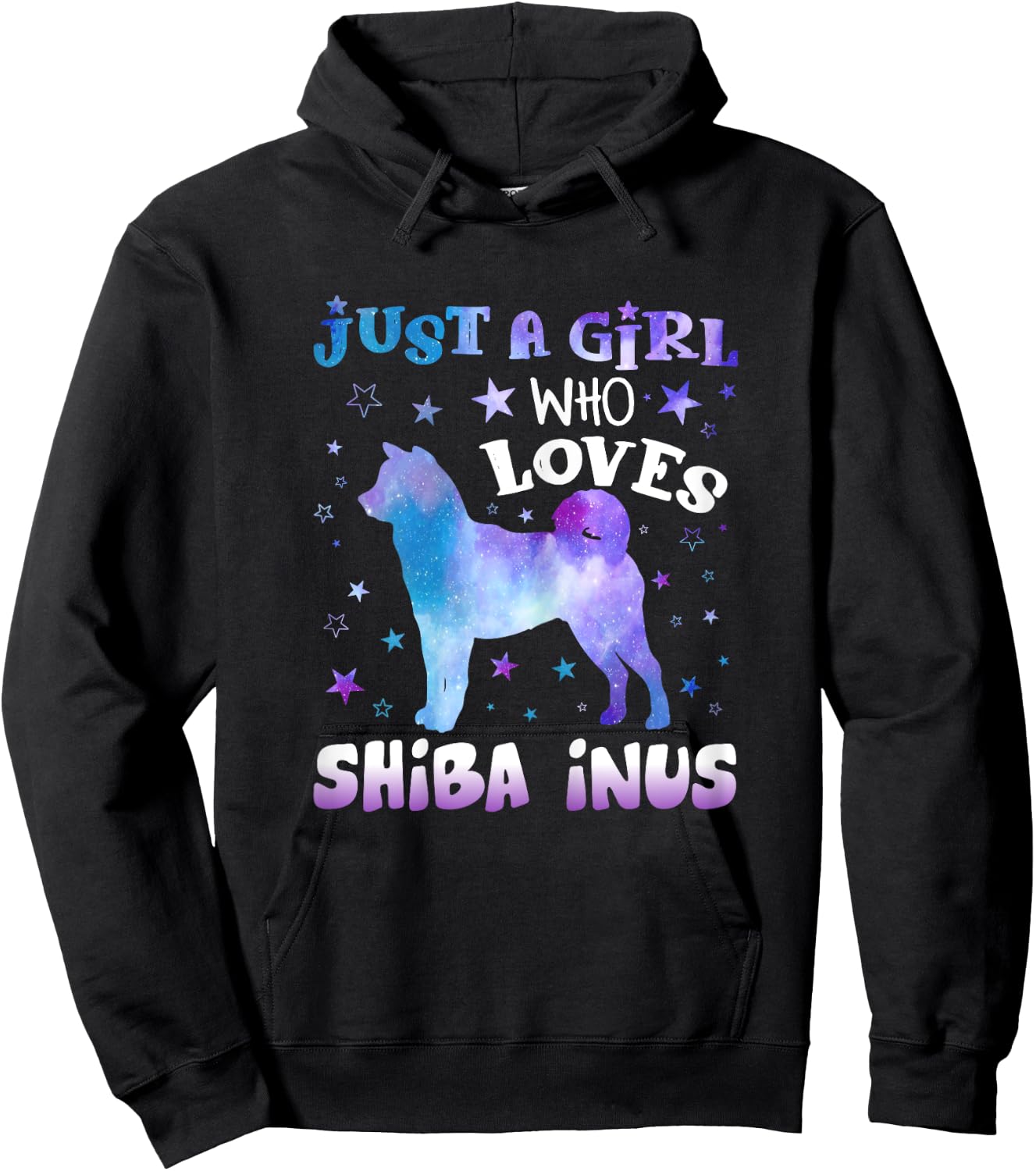 Just A Girl Who Loves Shiba Inus Funny dog lovers gifts Hoodie - Hoodie | Black