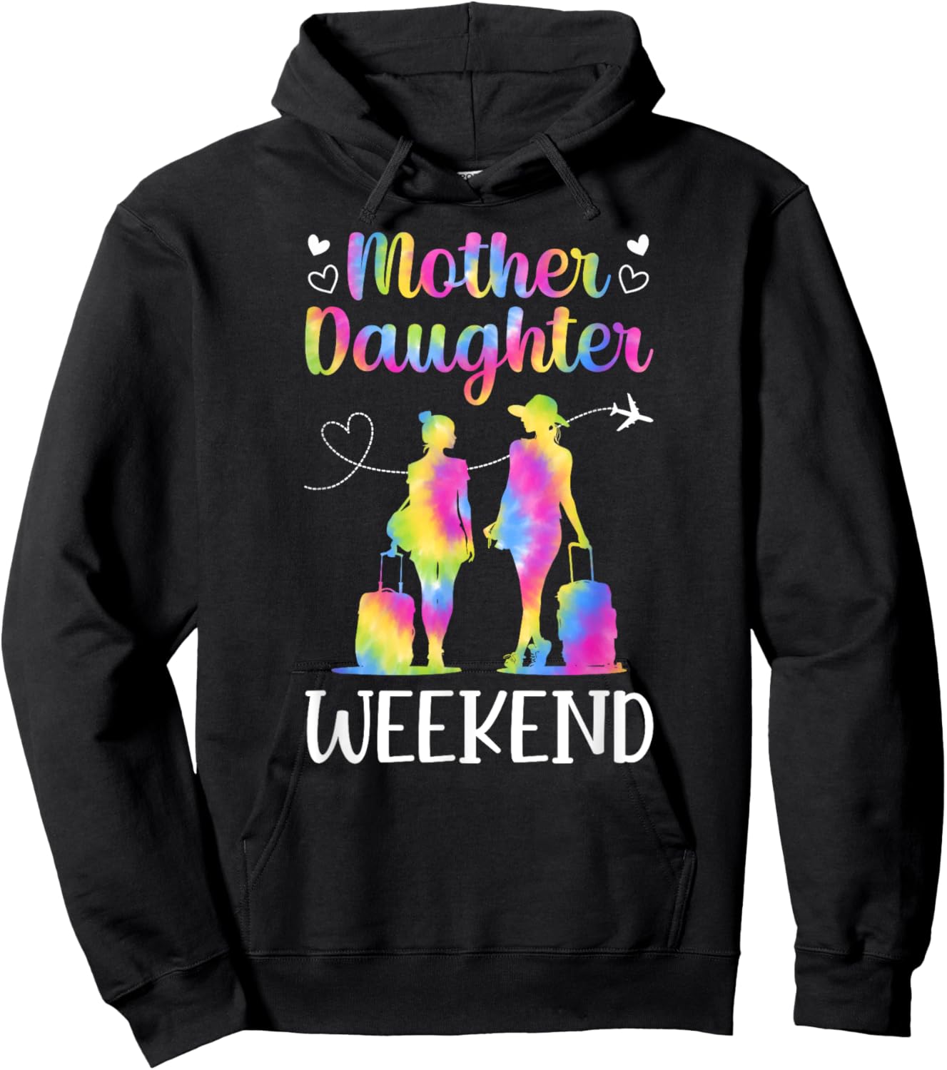 Mother Daughter Weekend Trip Cute Mother Daughter Weekend Hoodie - Hoodie | Black