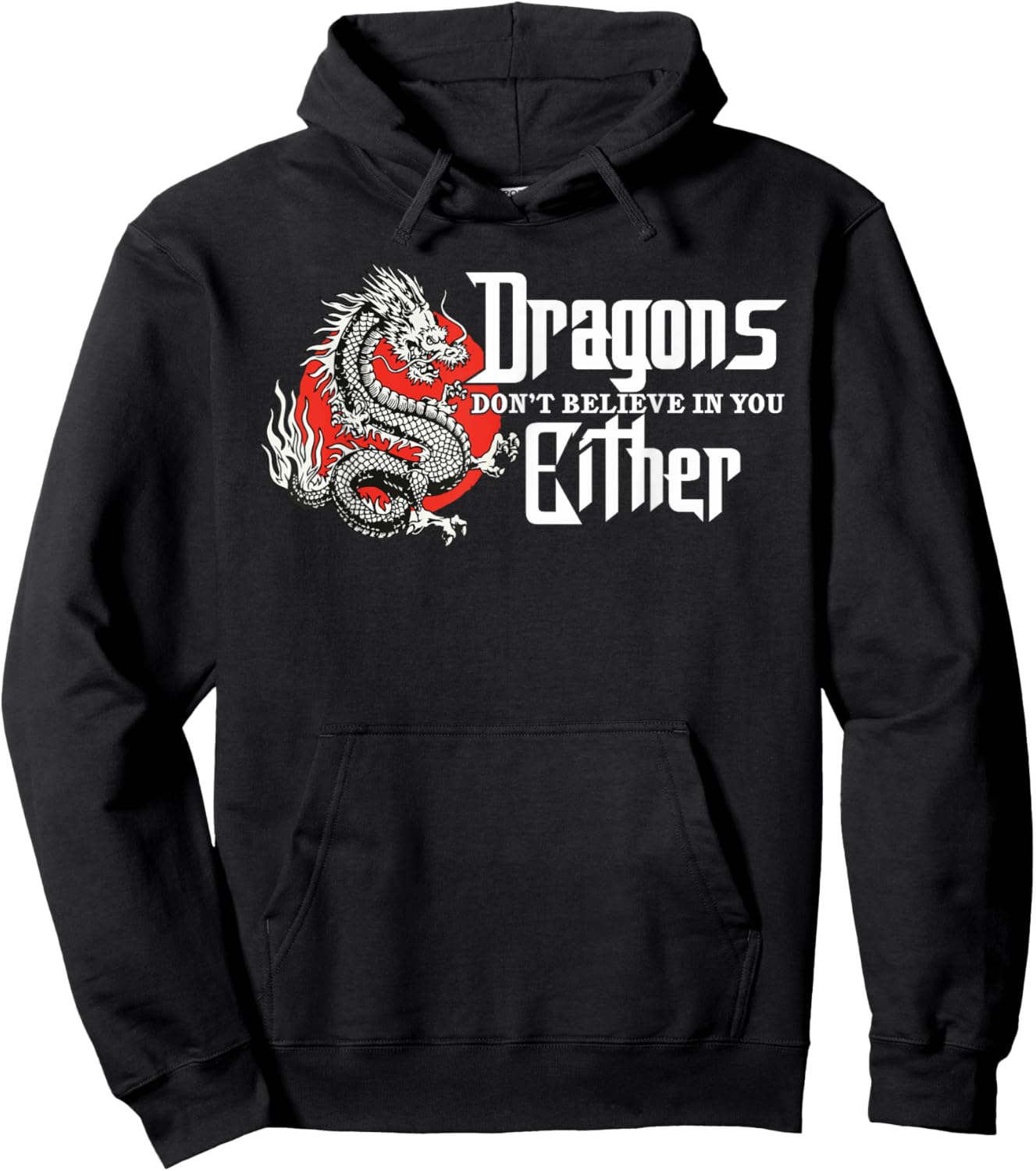 Dragons Don't Believe In You Either, Dragon Women 2 Hoodie - Hoodie | Black