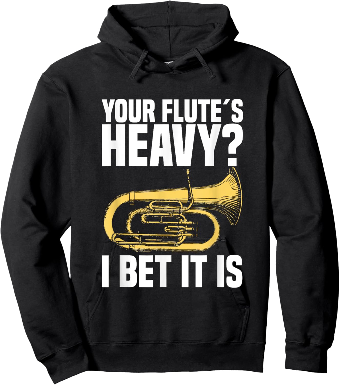 Euphoniumist Marching Band Director Brass Euphonium Hoodie - Hoodie | Black