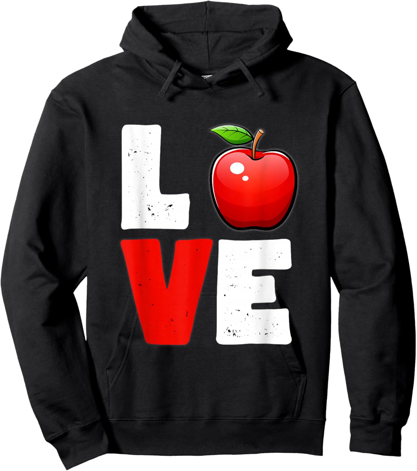 Apple Shirt , Apple Shirt , Apple for Youth Hoodie - Hoodie | Black
