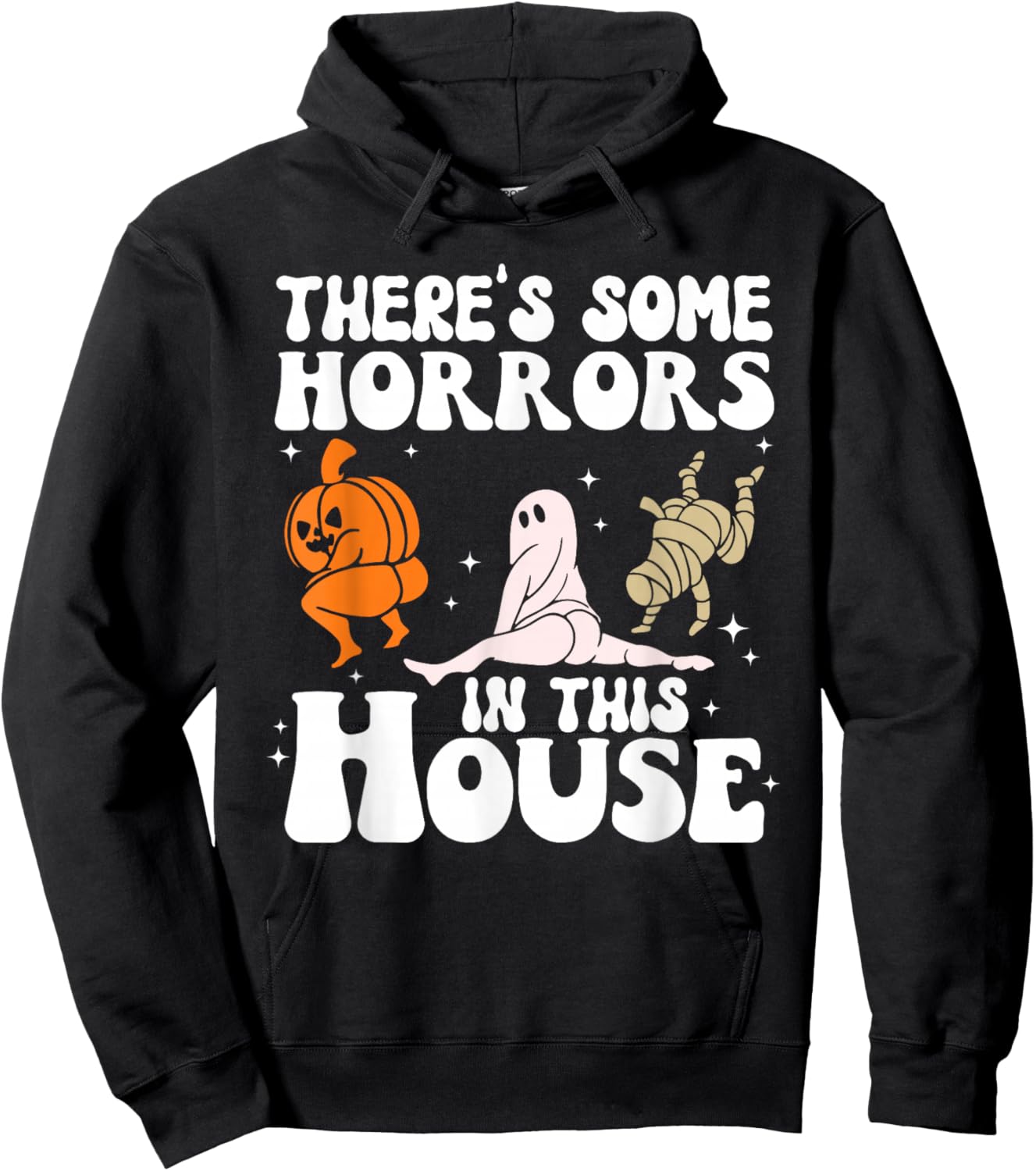 Pumpkin There's Some Horrors In This House Halloween Costume Hoodie - Hoodie | Black