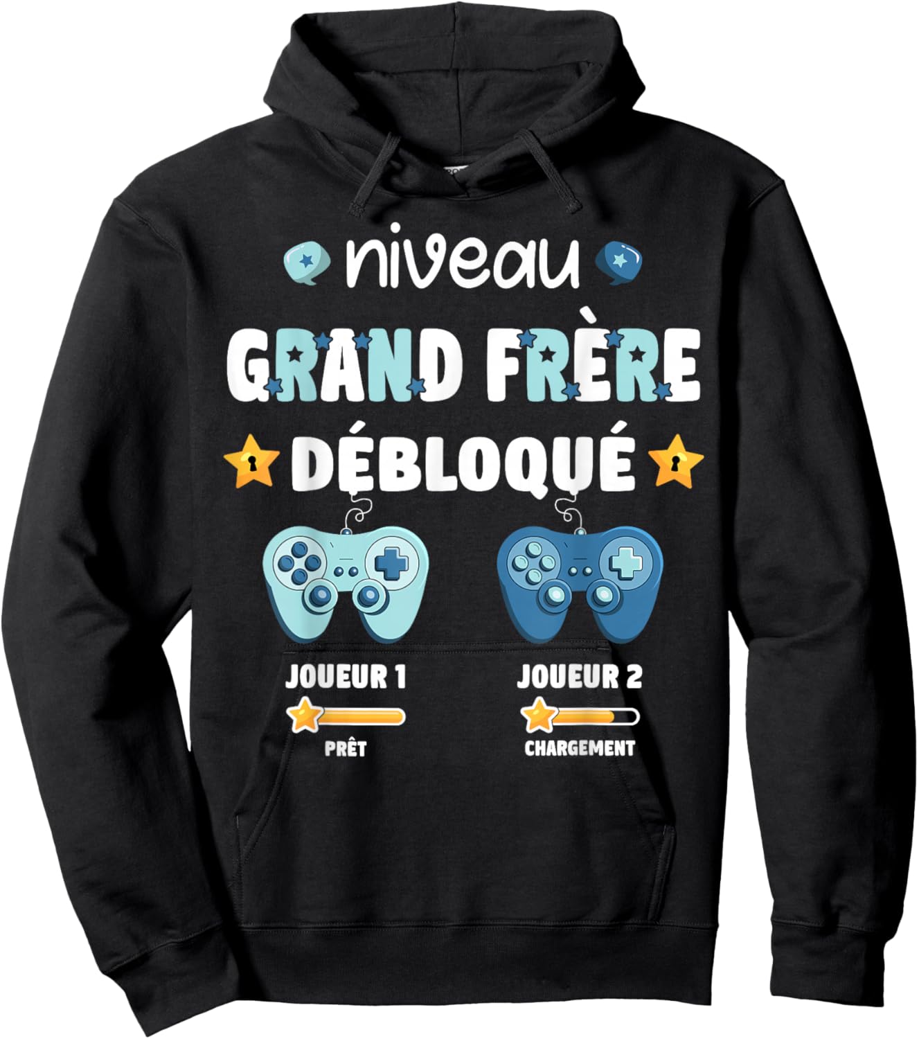 Level Big Brother Unlocked Announcement Pregnancy Big Brother , Black, S Hoodie - Hoodie | Black