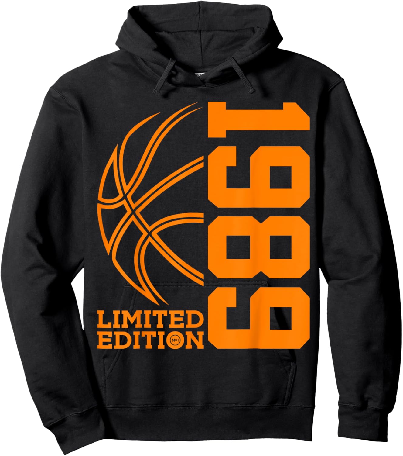 36th BIRTHDAY BASKETBALL LIMITED EDITION 1989 Hoodie - Hoodie | Black