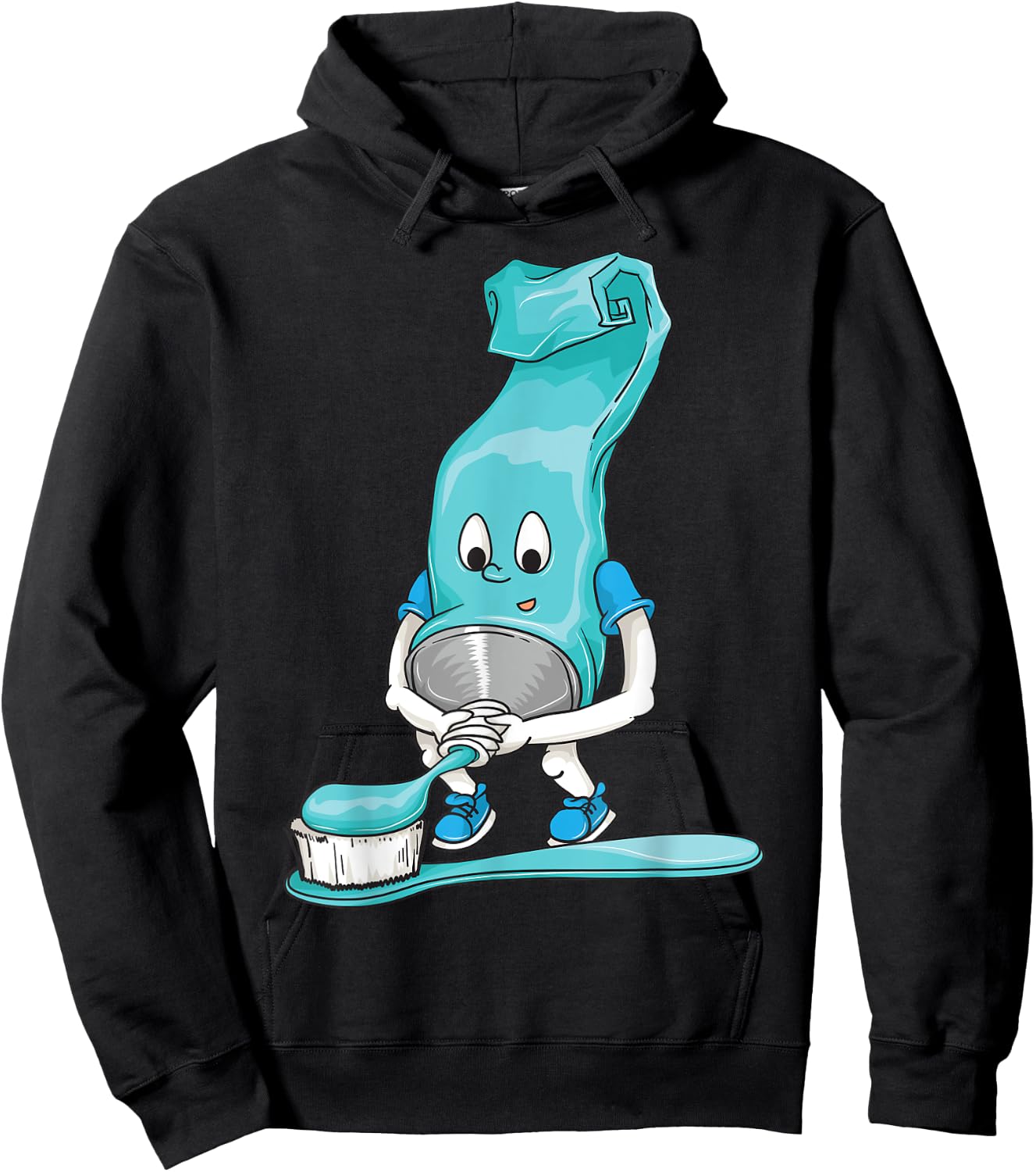 Funny Dirty Toothpaste | Cool Dental Hygienists Funny Gift Hoodie - Hoodie | Black