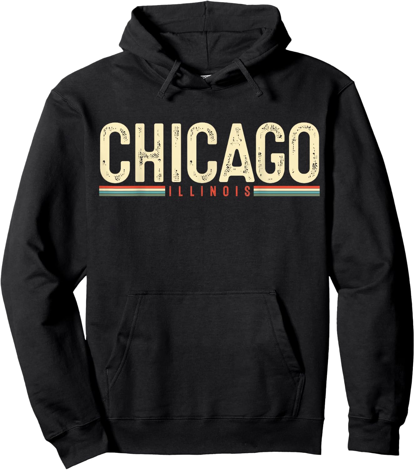 Chicago, Illinois Hoodie - Hoodie | Black