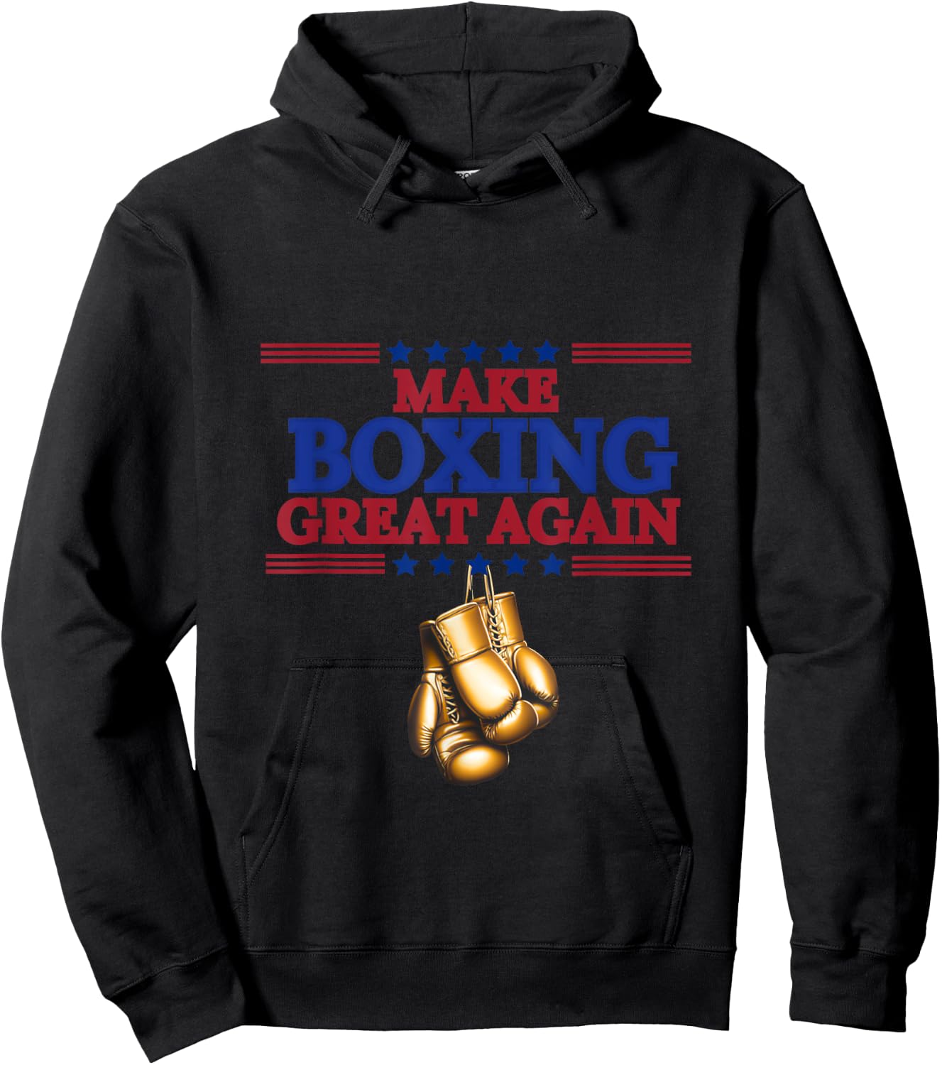 Make Boxing Great Again Hoodie - Hoodie | Black
