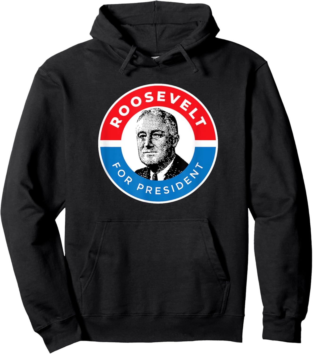 President Franklin D Roosevelt FDR Hoodie - Hoodie | Black