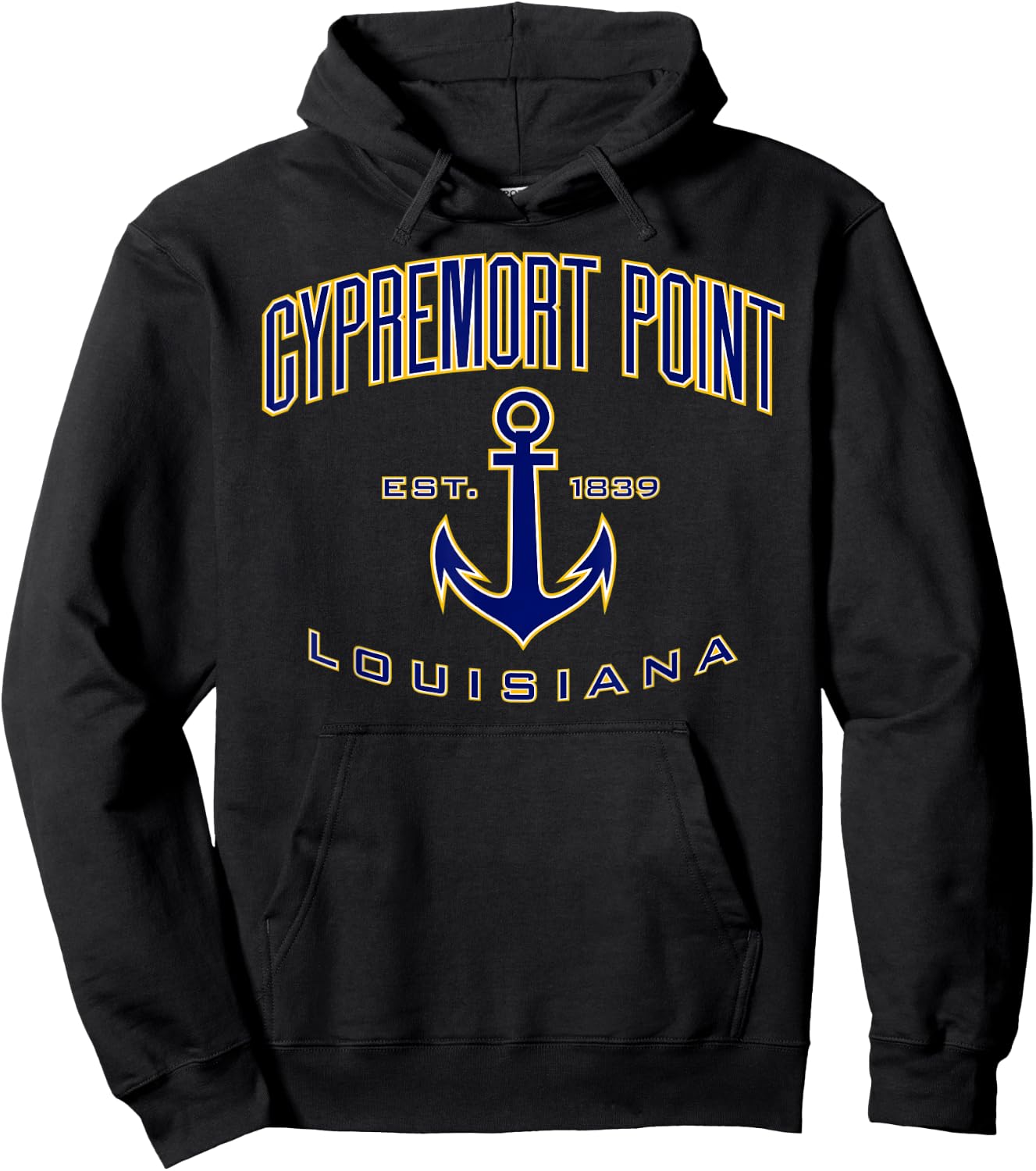Cypremort Point LA Hoodie - Hoodie | Black