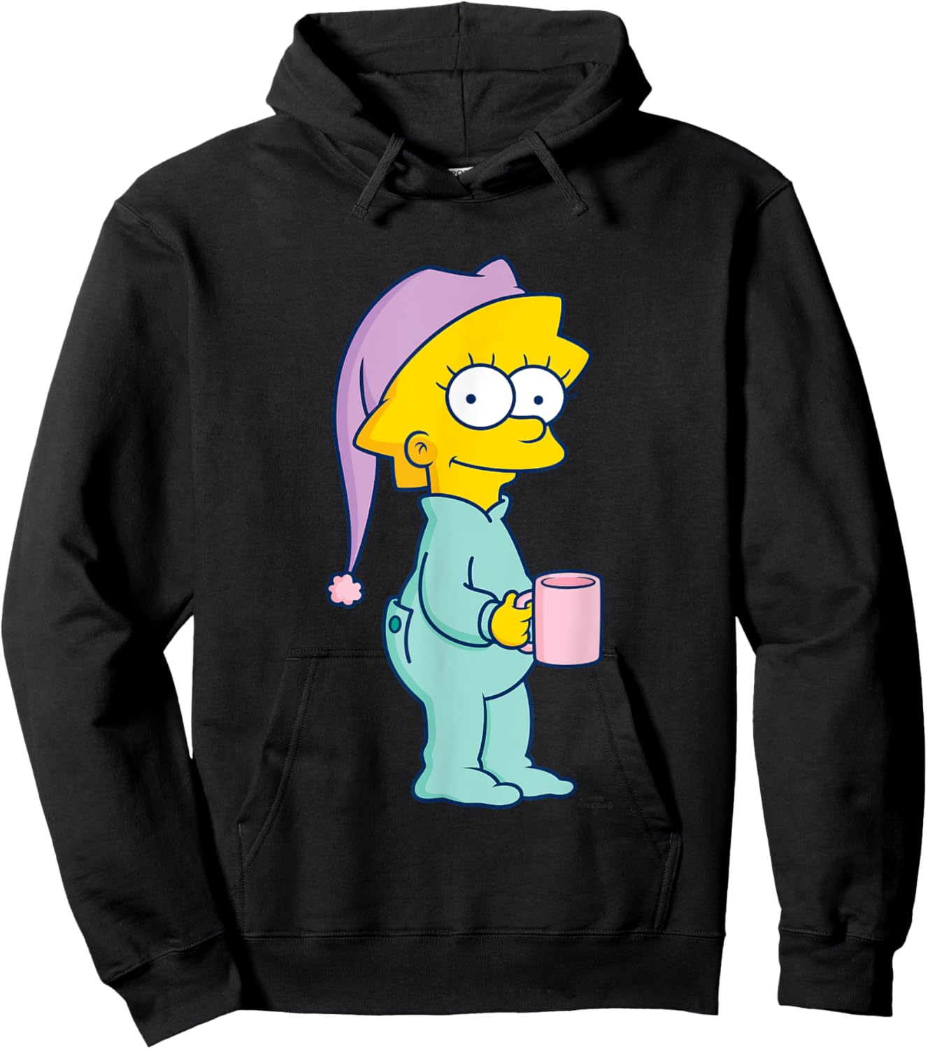 The Simpsons Baby Lisa Ready For Bed Hoodie - Hoodie | Black