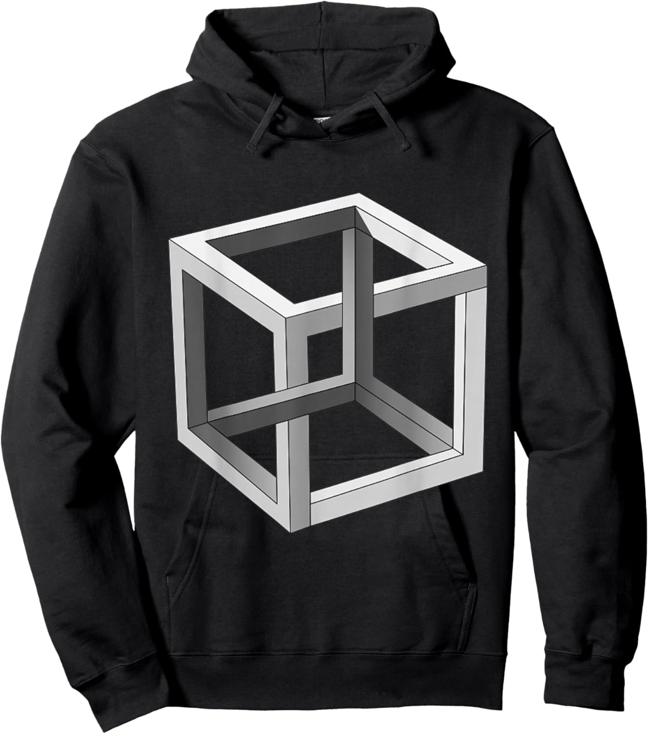 Optical Illusion Hoodie - Hoodie | Black