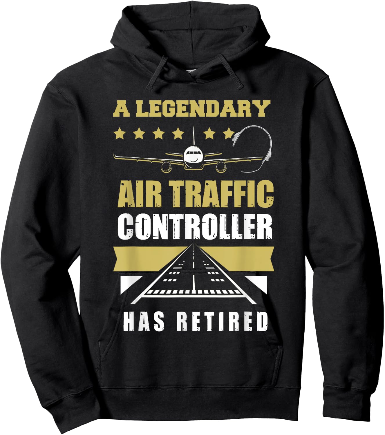 Retired Air Traffic Controller Shirt Retirement Gift Hoodie - Hoodie | Black