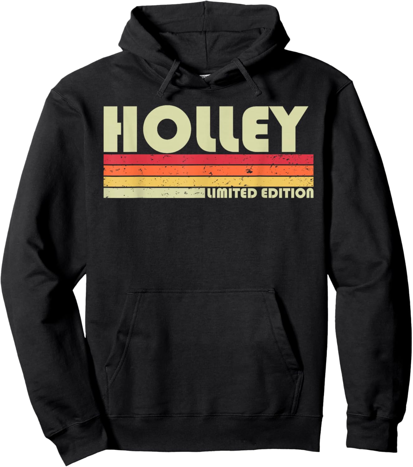 Funny Christmas Girl Mother Women Mom Custom Gifts Holley Personalized Retro Vintage 80s 90s Birthday Hoodie - Hoodie | Black