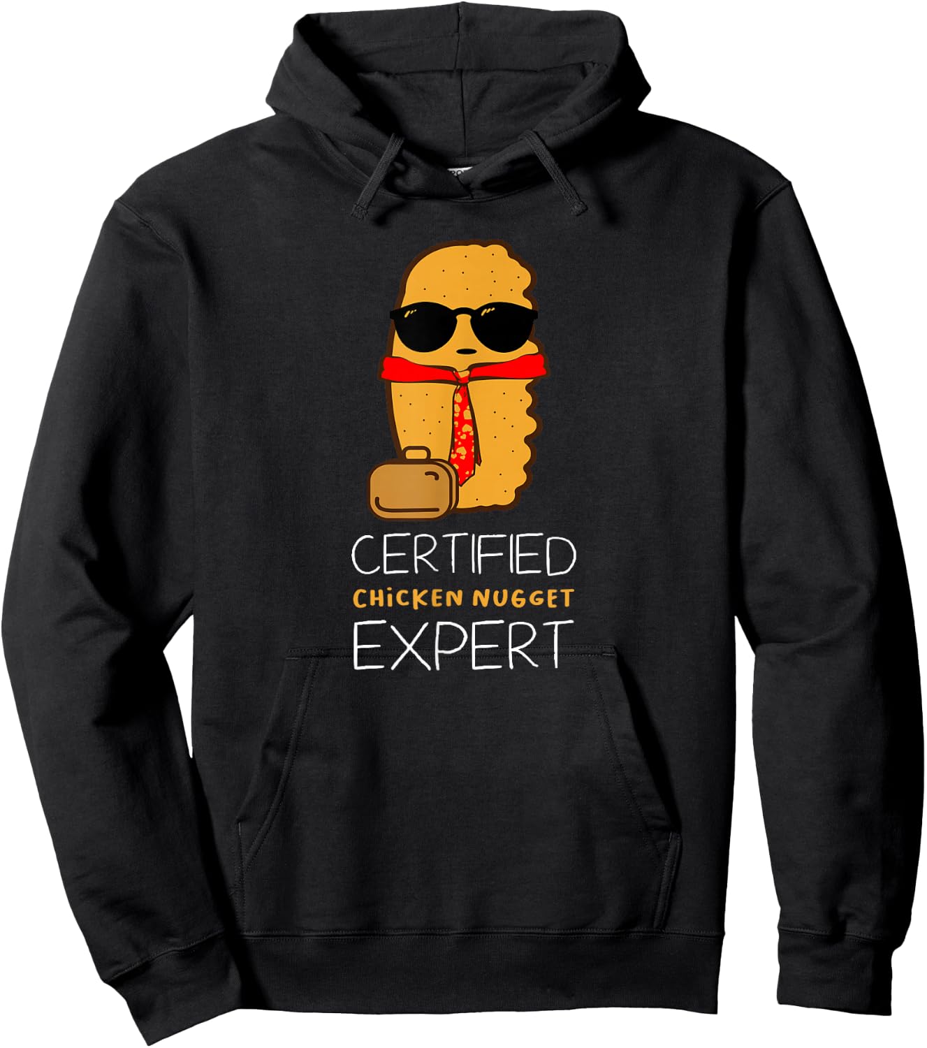 Certified Chicken Nugget for a Fast Food Chicken Nugget Hoodie - Hoodie | Black