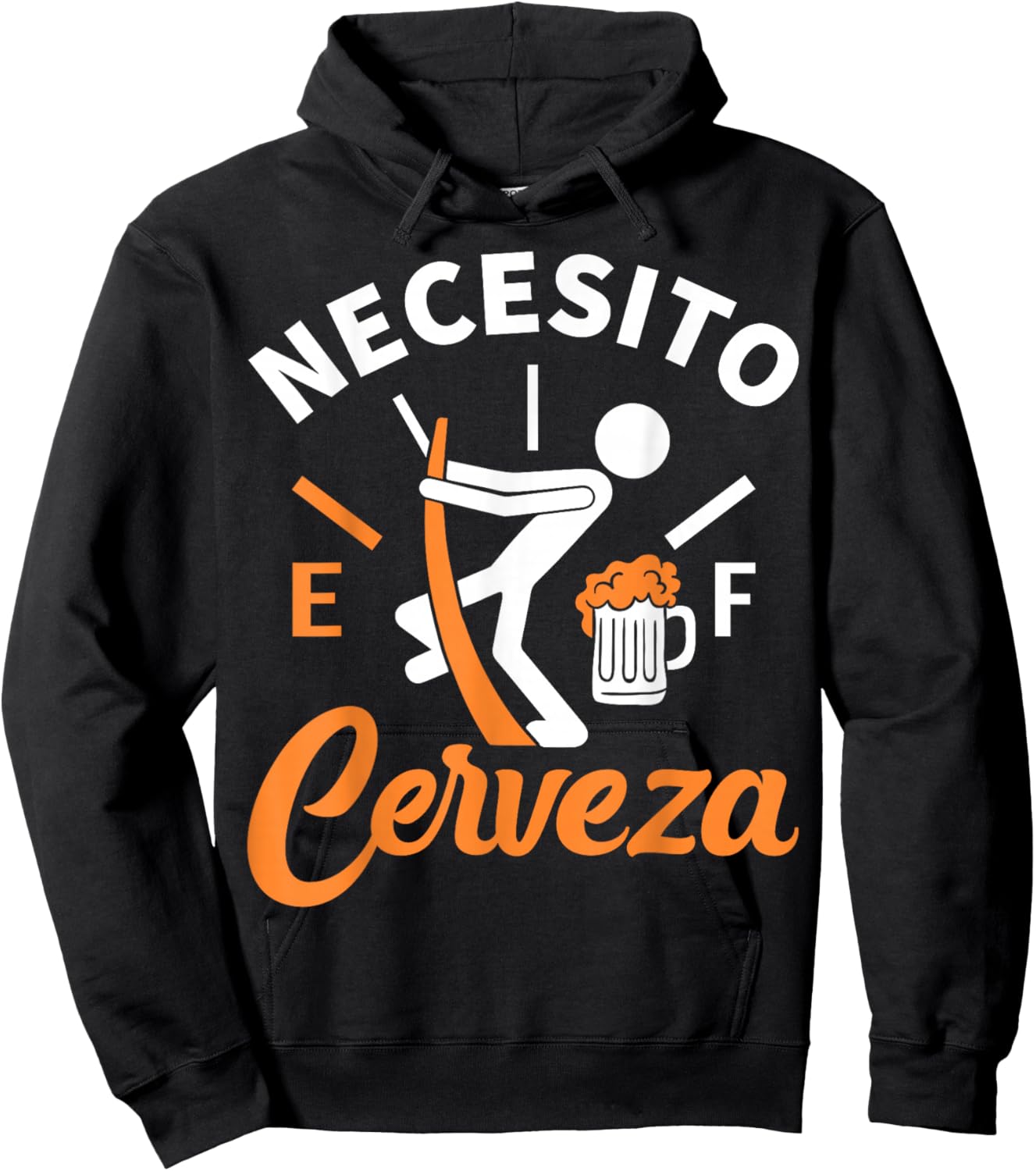 Necesito Cerveza - I Need Beer Funny Beer Lover Hoodie - Hoodie | Black