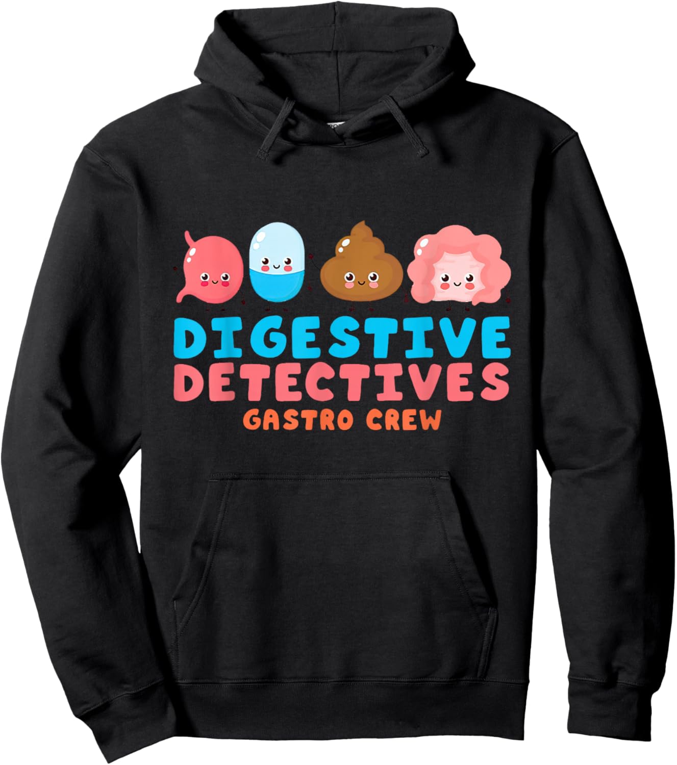 Digestive Detectives Gastro Crew Gastroenterology Nurse Hoodie - Hoodie | Black