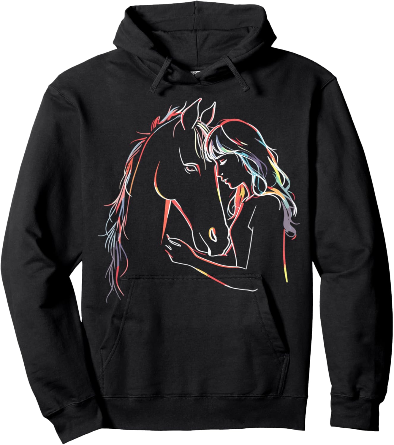 Horse Lover Horseback Riding Equestrian For Girls Hoodie - Hoodie | Black