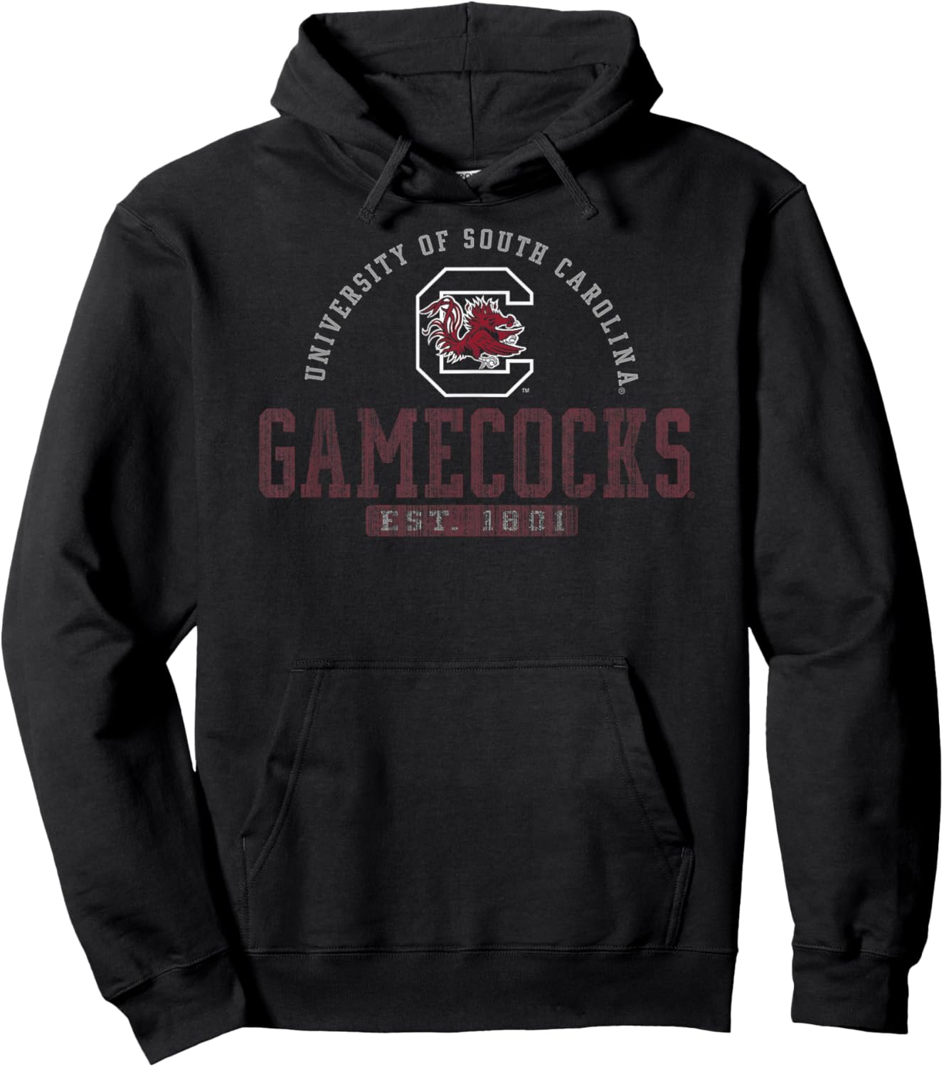 South Carolina Gamecocks Vintage 1801 Black Licensed Hoodie - Hoodie | Black