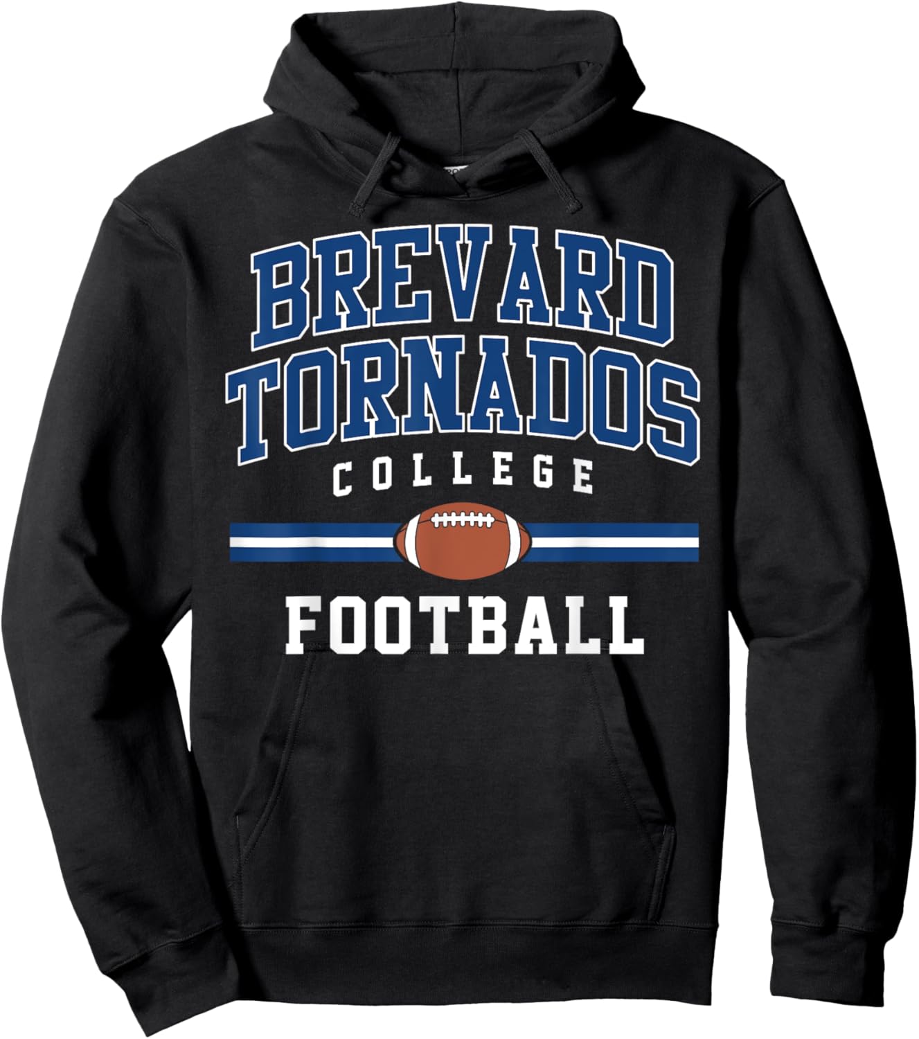 Brevard Tornados College Football Arch Vintage Design Hoodie - Hoodie | Black