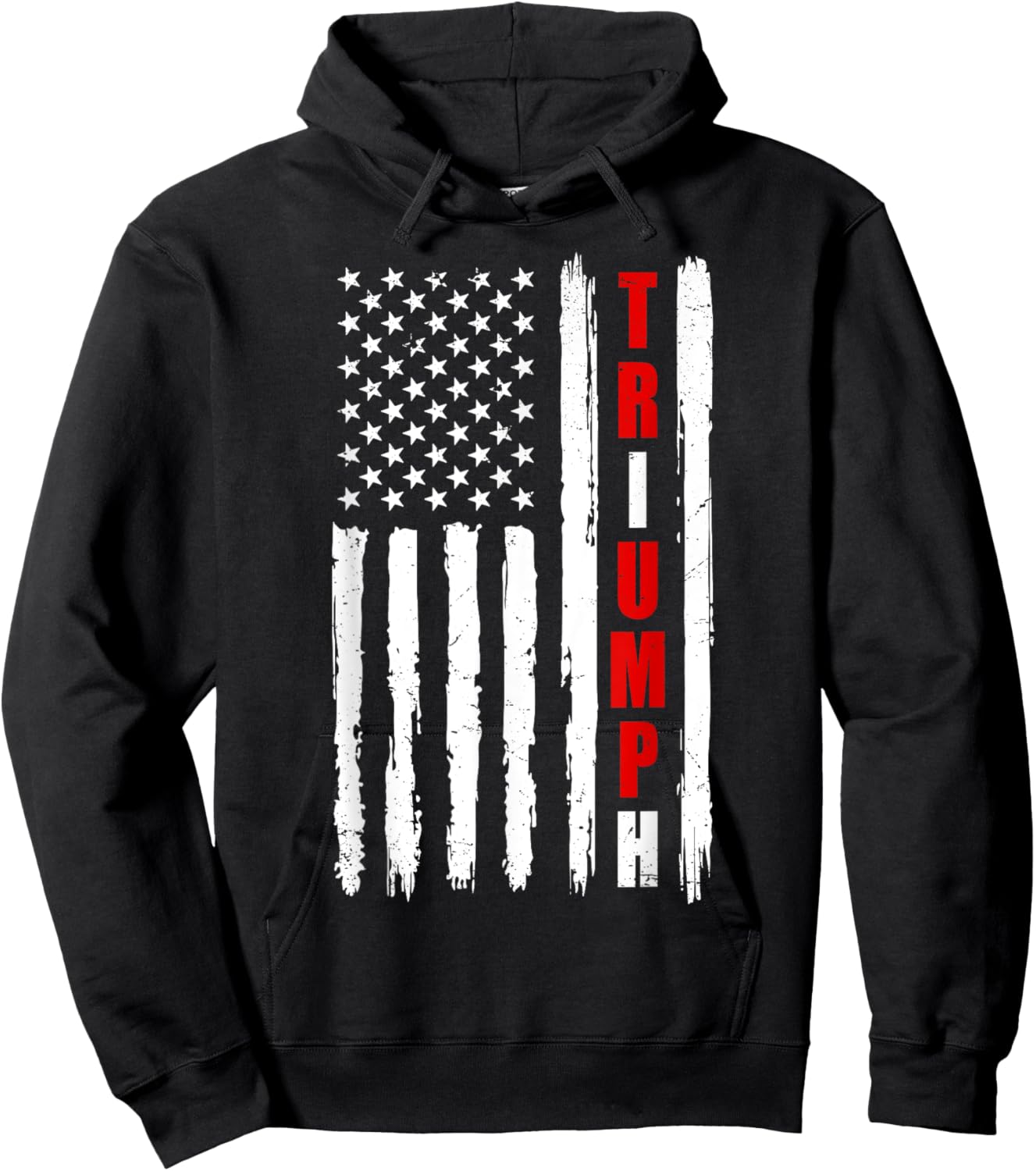 Trump Triumph 2024 Elections Political Hoodie - Hoodie | Black