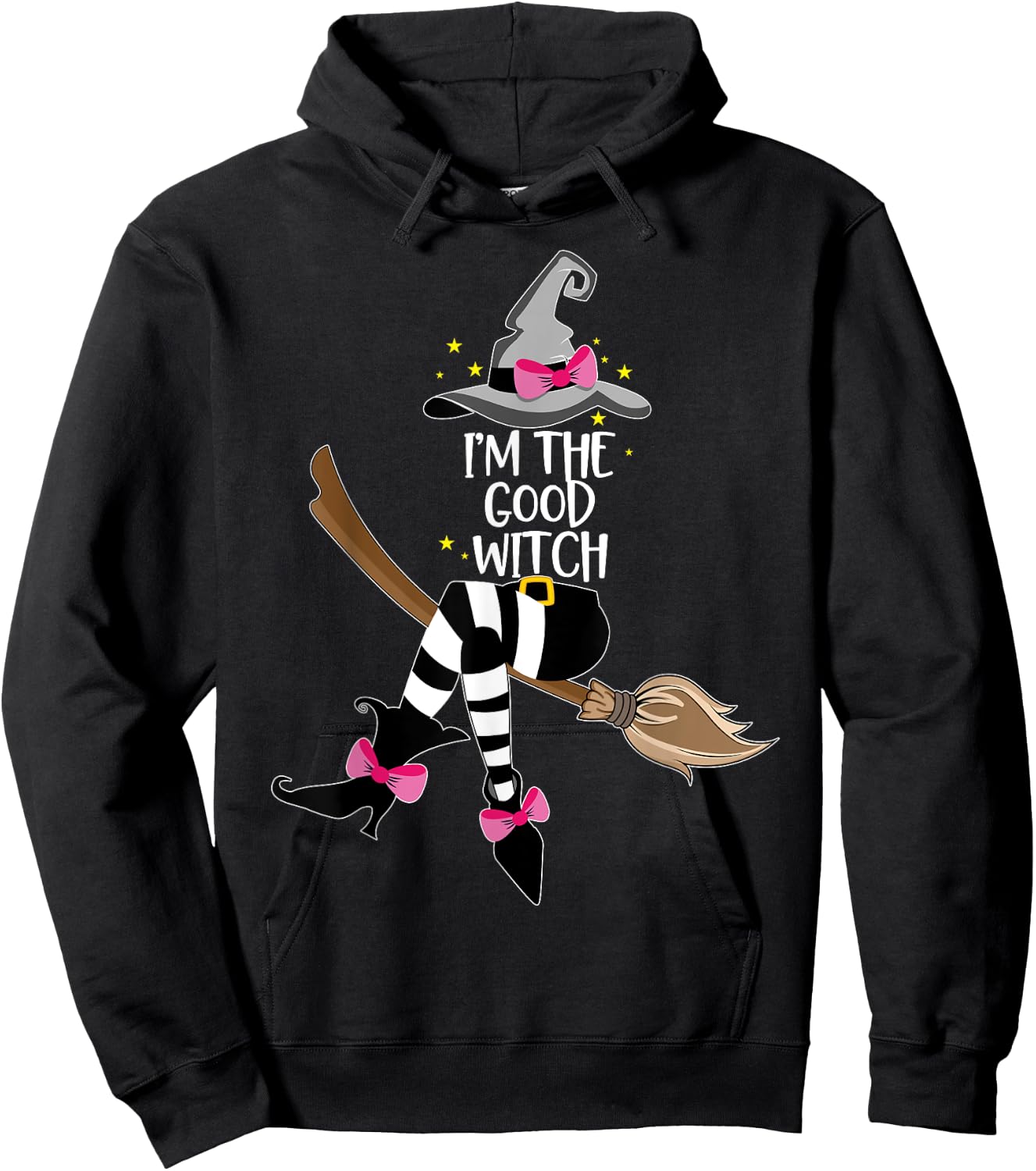 Im the Good Witch Shirt Halloween Matching Group Costume Hoodie - Hoodie | Black