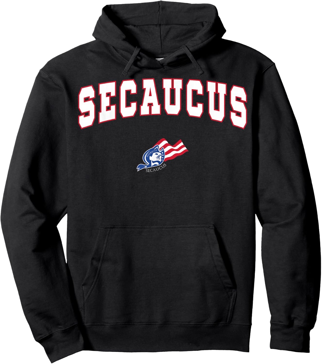Secaucus High School Patriots Hoodie - Hoodie | Black