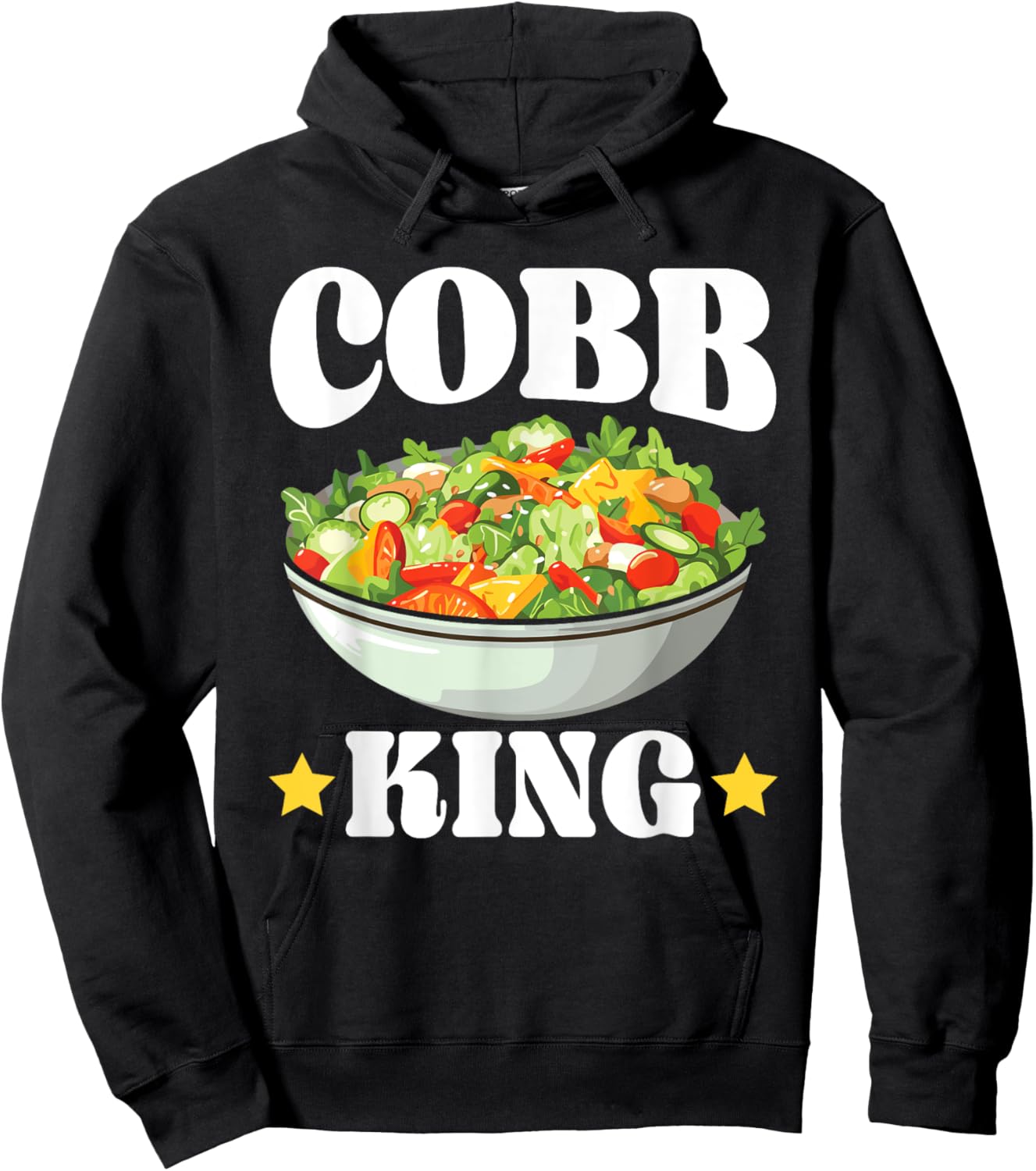 Cobb Salad Lover Foodie Food American Garden Salad Hoodie - Hoodie | Black