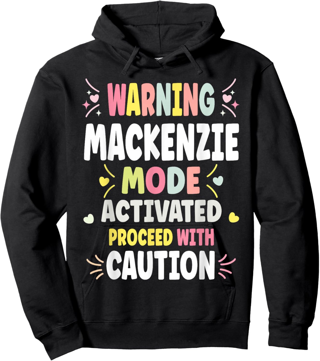 MACKENZIE Personalized Women's Gift Custom MACKENZIE Hoodie - Hoodie | Black