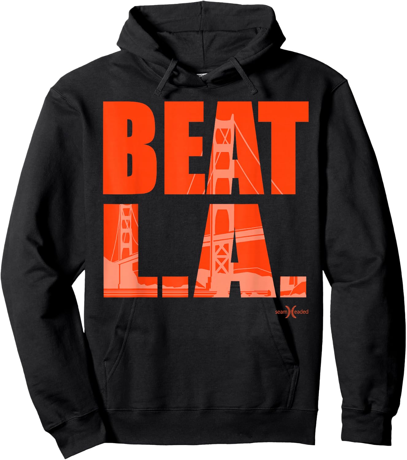 Beat LA | San Francisco Baseball Hoodie - Hoodie | Black