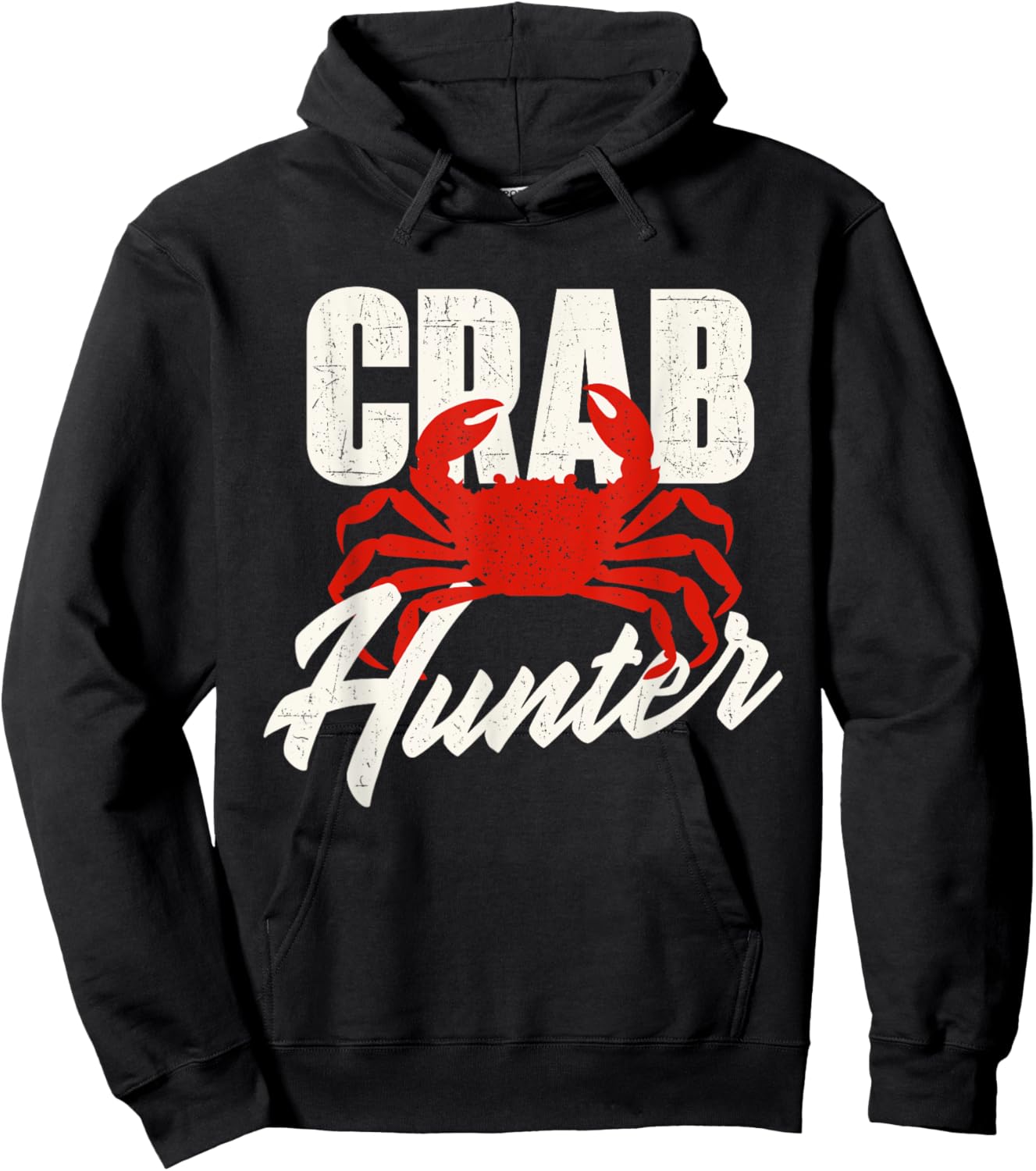 Crab Hunter - Crabber Crabbing Seafood Crustacean Sea Lover Hoodie - Hoodie | Black