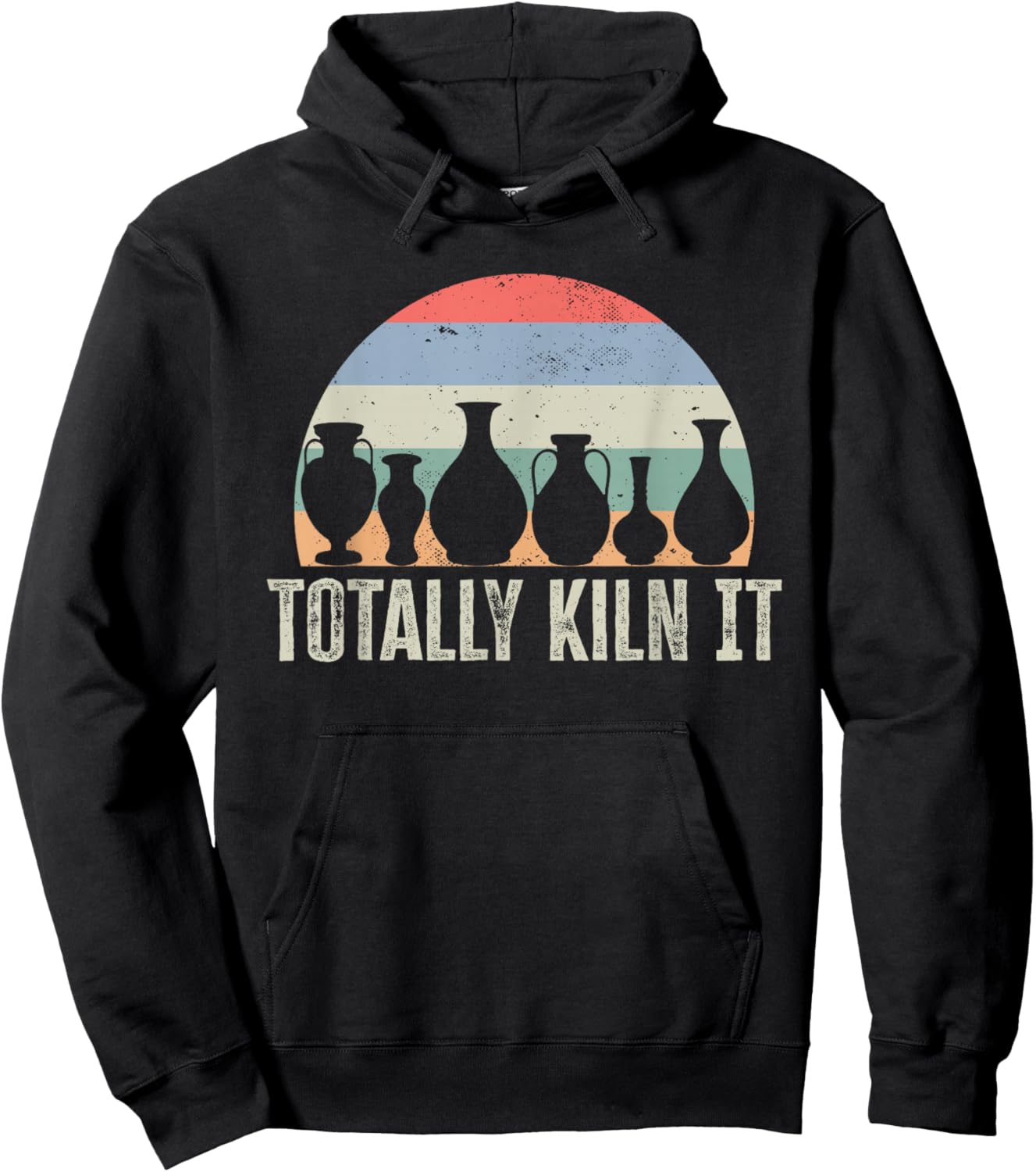 Totally Kiln It Pottery Ceramic Artist Pottery Clay Hoodie - Hoodie | Black