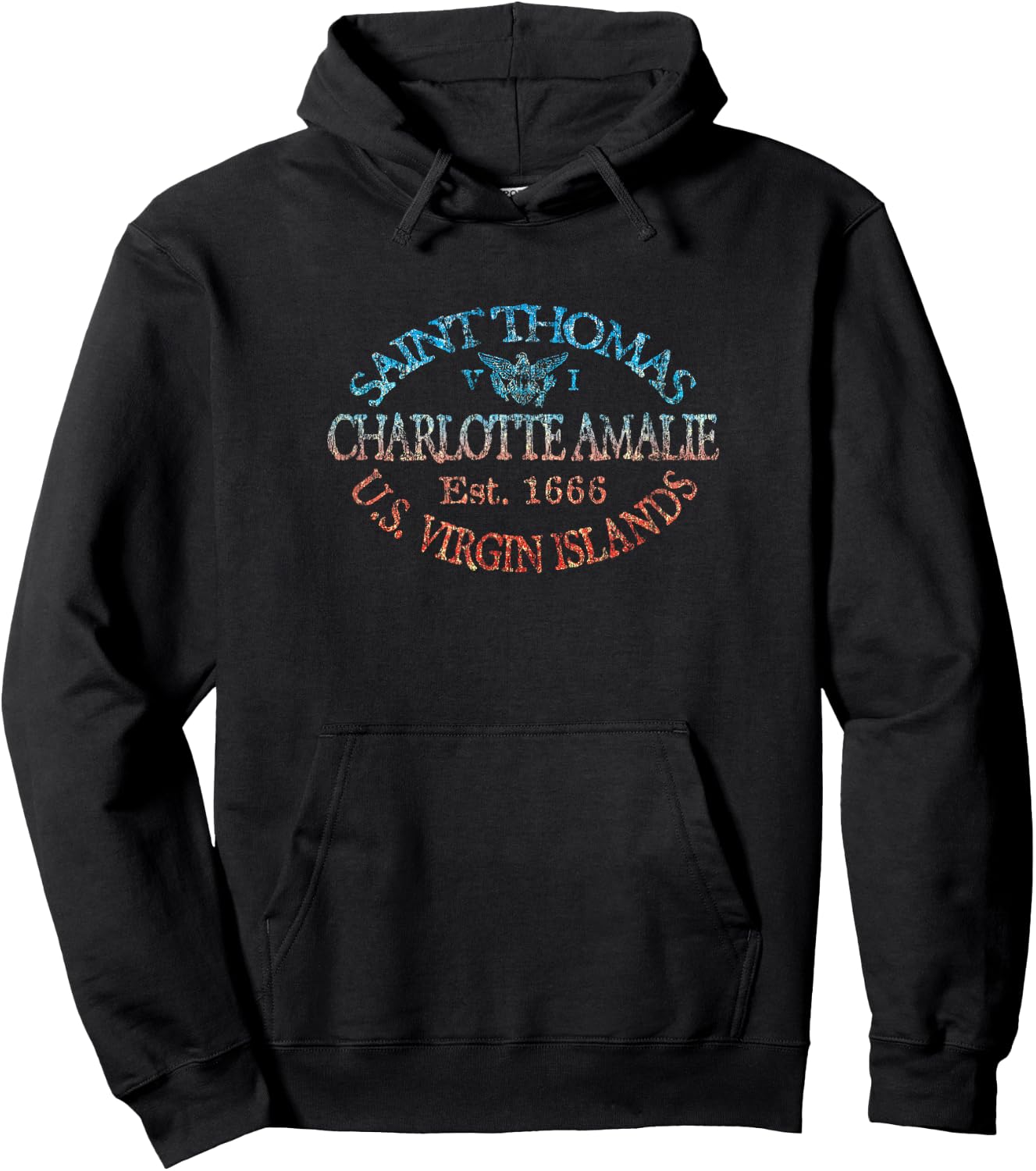 JCombs: Charlotte Amalie, St. Thomas, USVI Hoodie - Hoodie | Black