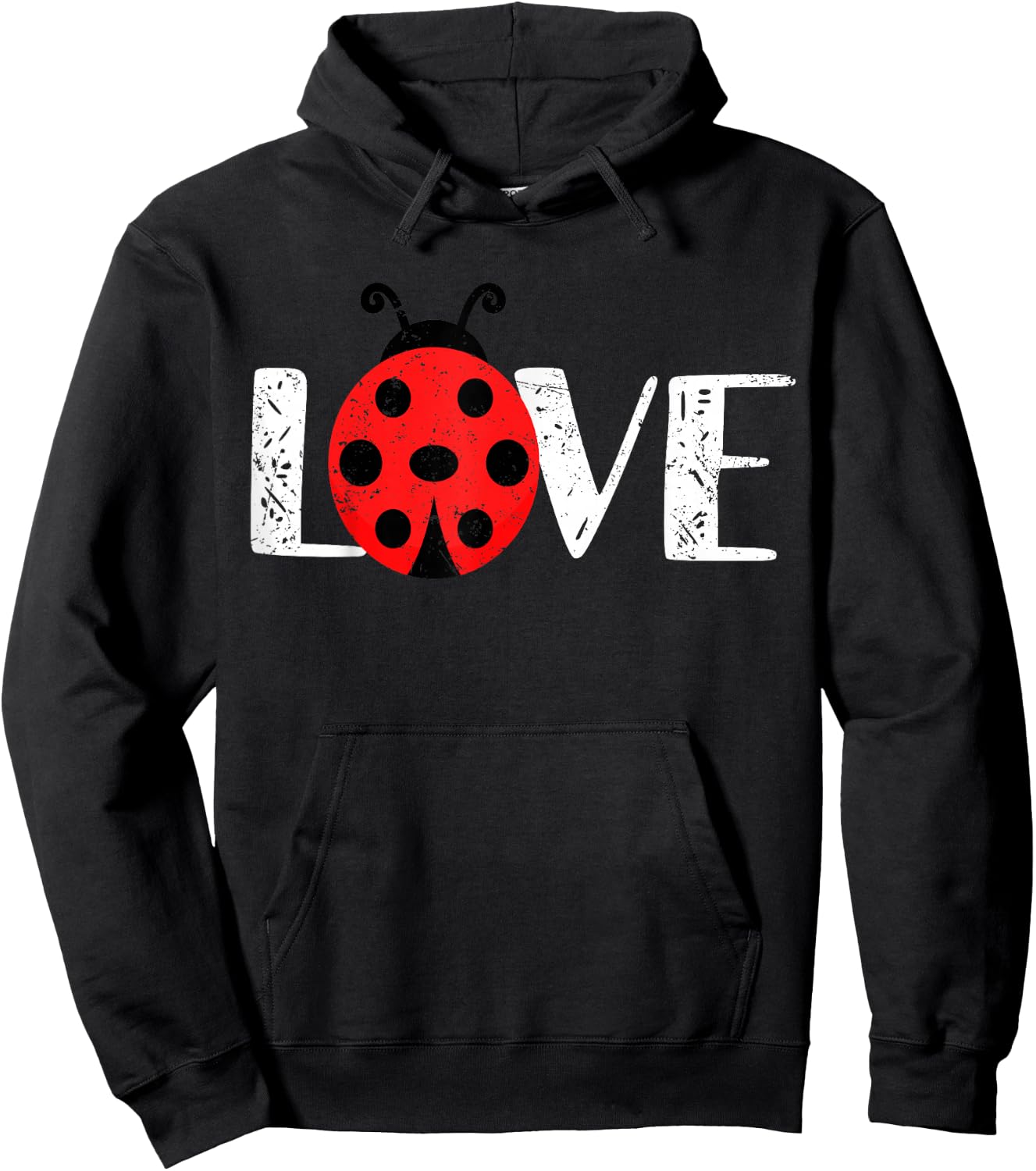 Love Ladybugs Cute Insect Sweetheart Girlfriend Gift Hoodie - Hoodie | Black