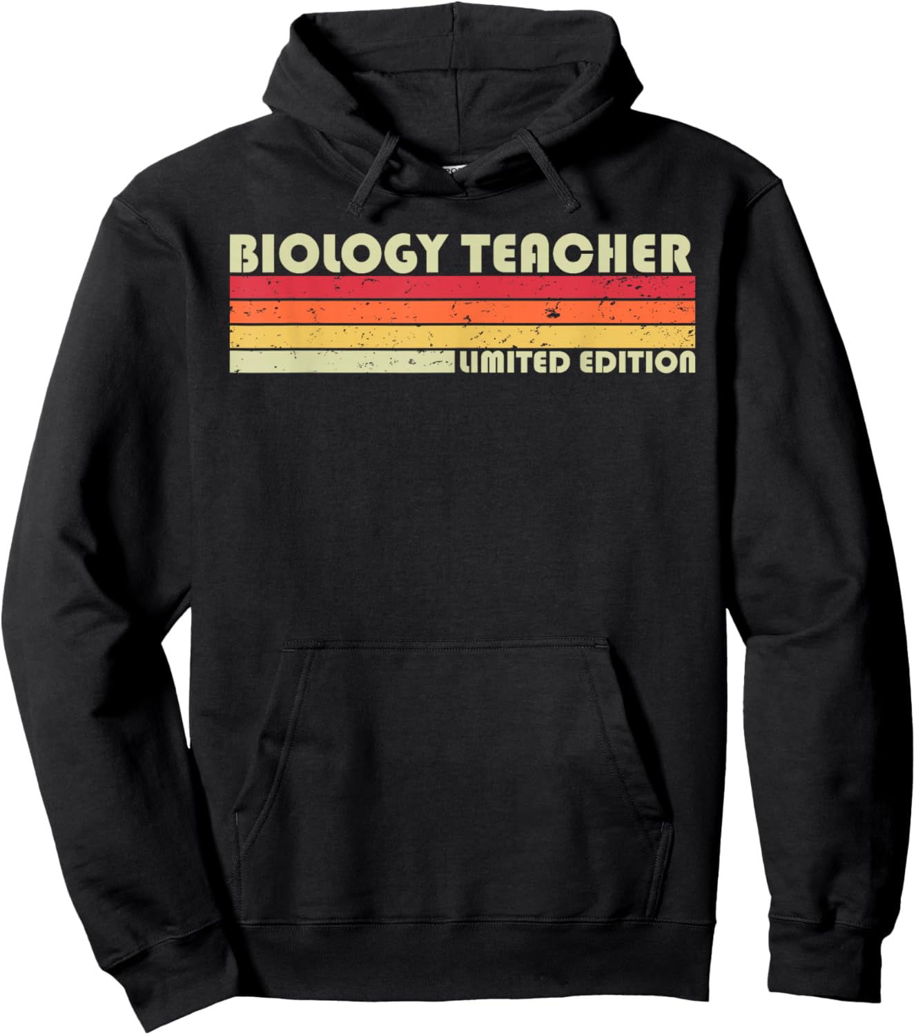 BIOLOGY TEACHER Funny Job Title Profession Birthday Worker Hoodie - Hoodie | Black