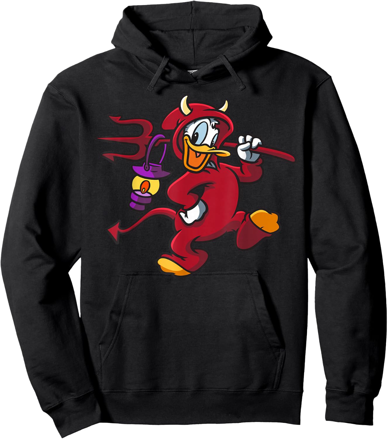 Donald Duck - HalloweenDonald Duck Devil Costume Hoodie - Hoodie | Black