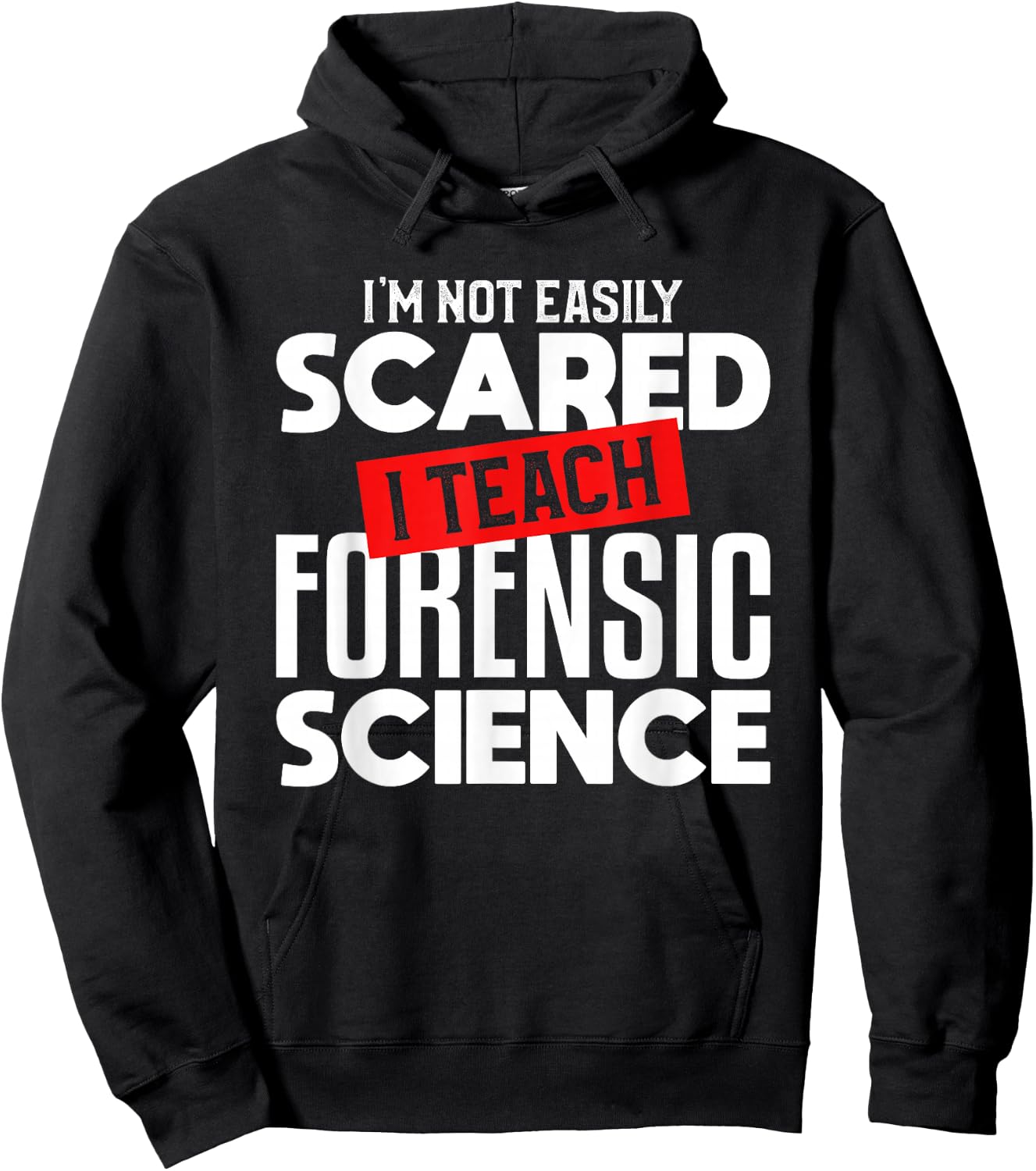 Forensic Science Teacher Funny Teaching Gift Instructor Hoodie - Hoodie | Black