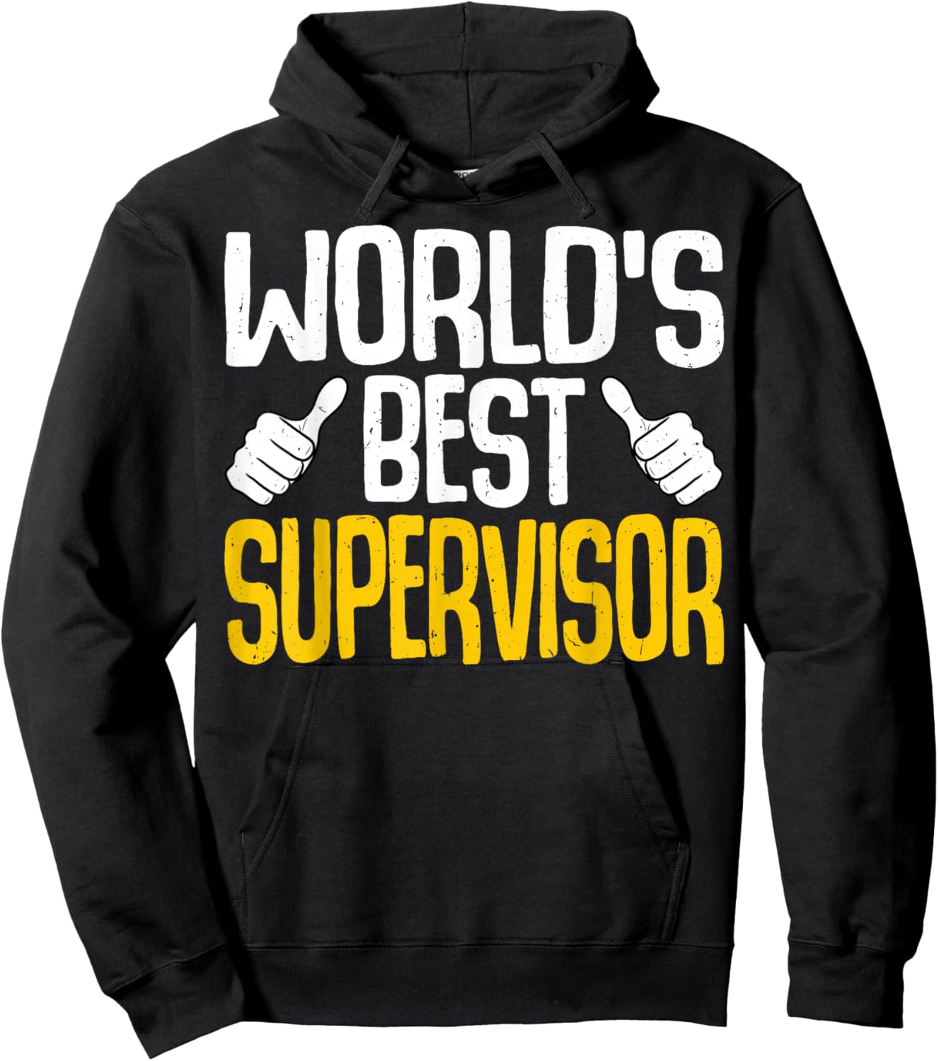World's Best Supervisor - Manager Men Women Supervisor Hoodie - Hoodie | Black