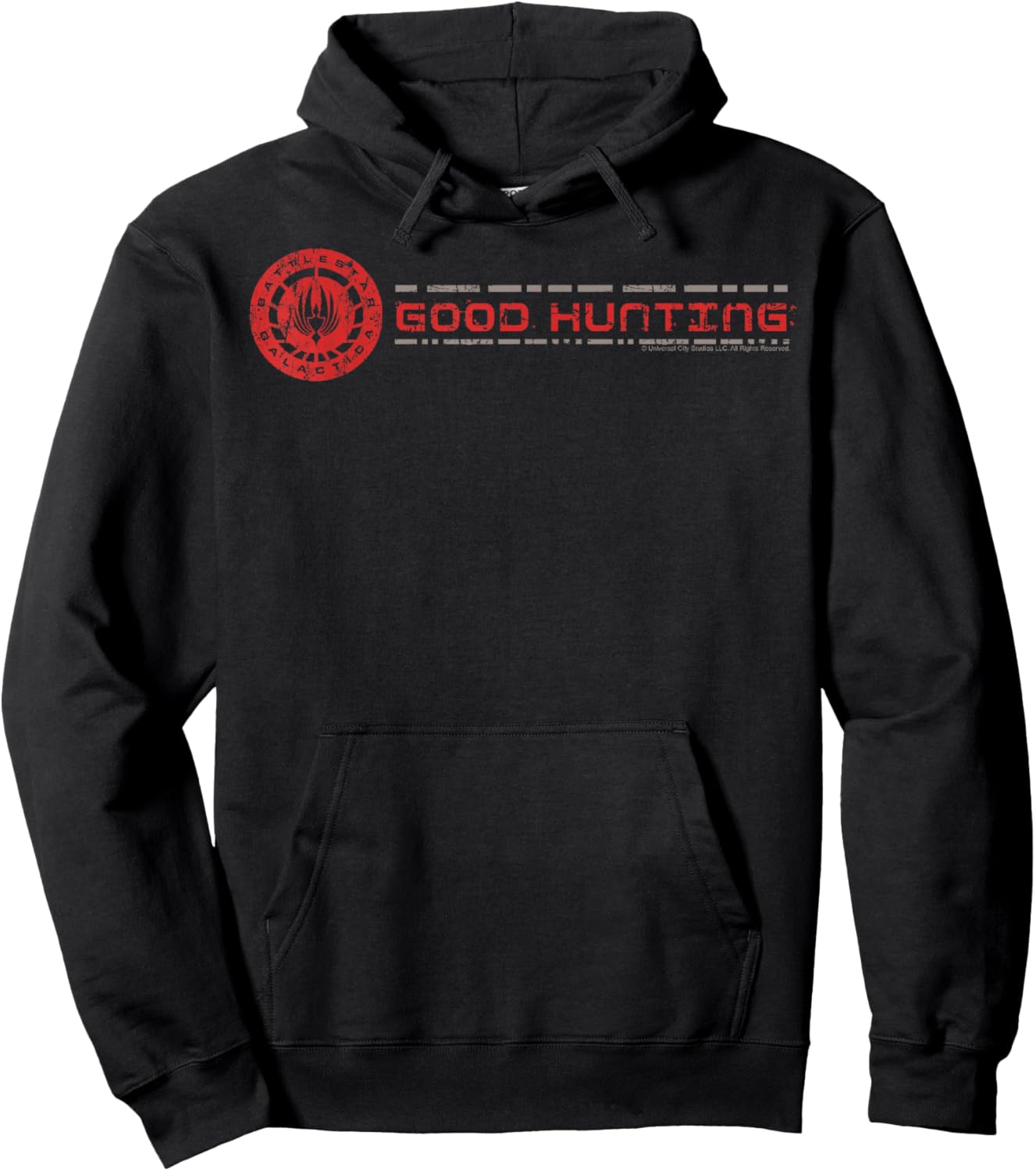 Battlestar Galactica Good Hunting Logo , Black, S Hoodie - Hoodie | Black