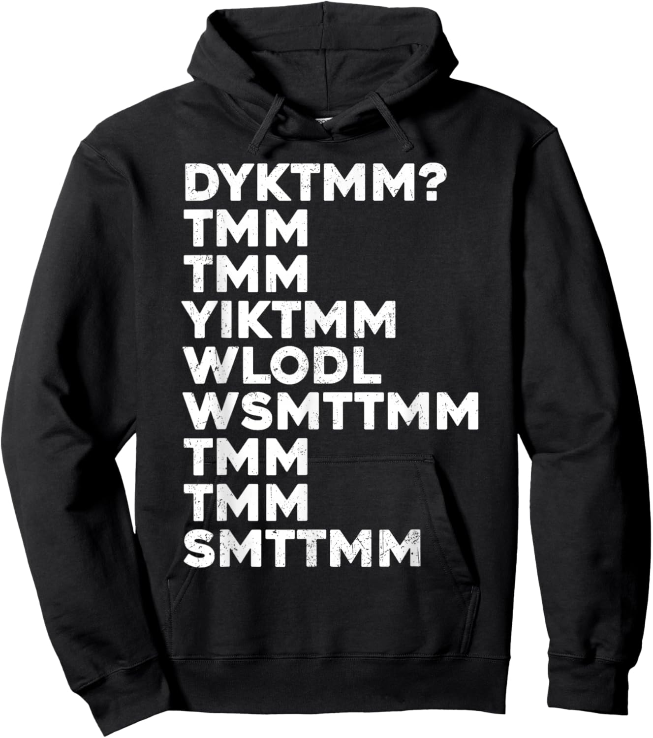 Do You Know The Muffin Man DYKTMM Nostalgic Saying Quote Hoodie - Hoodie | Black