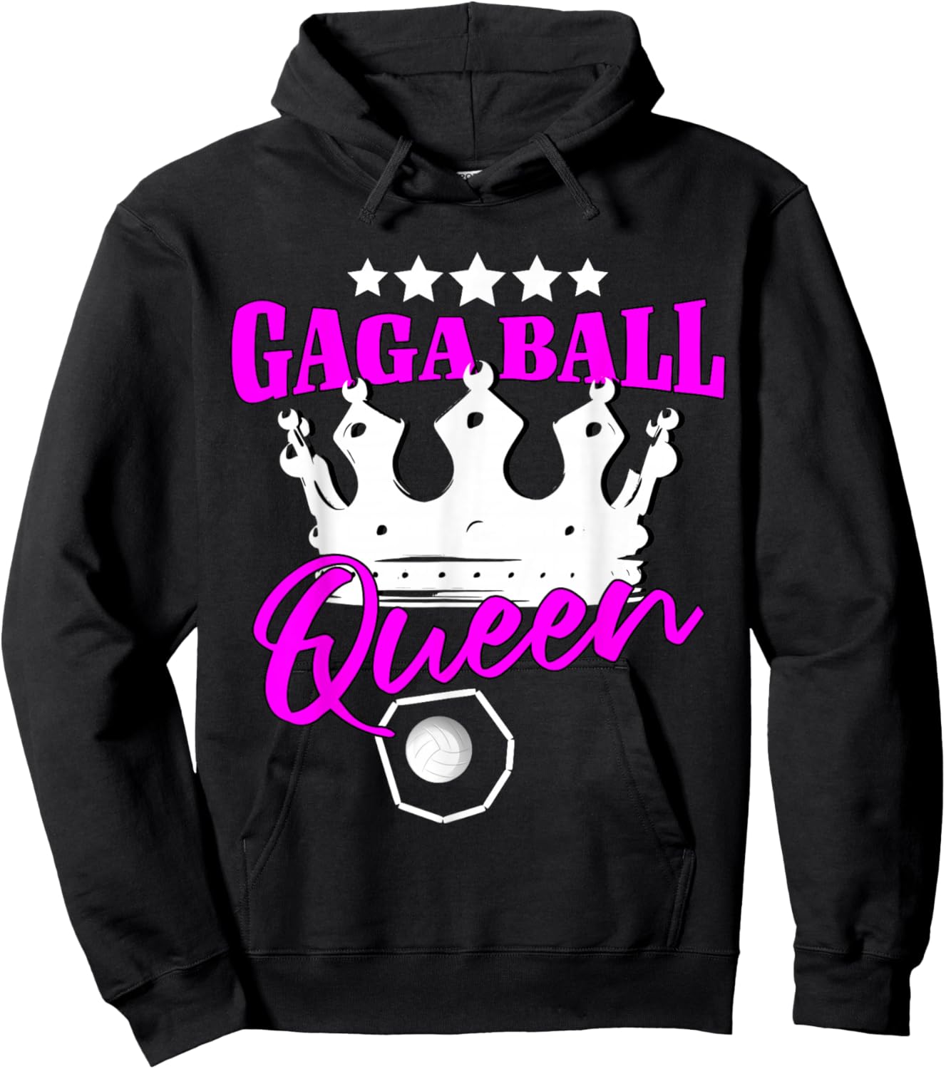 Gaga Ball Queen Gagaball Women Gaga Ball Hoodie - Hoodie | Black