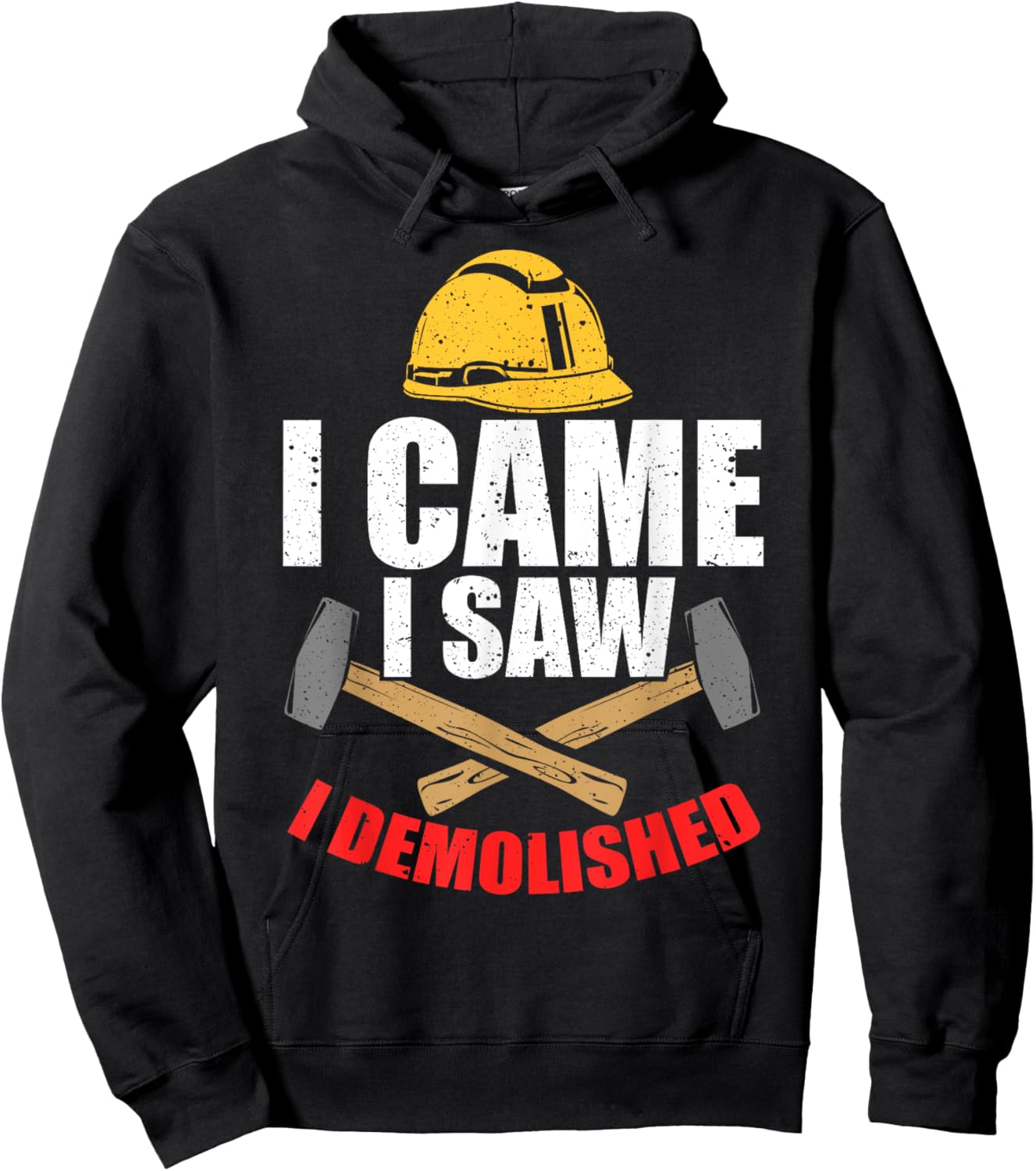 Home Demolition Engineer Demolition Worker House Demolition Hoodie - Hoodie | Black